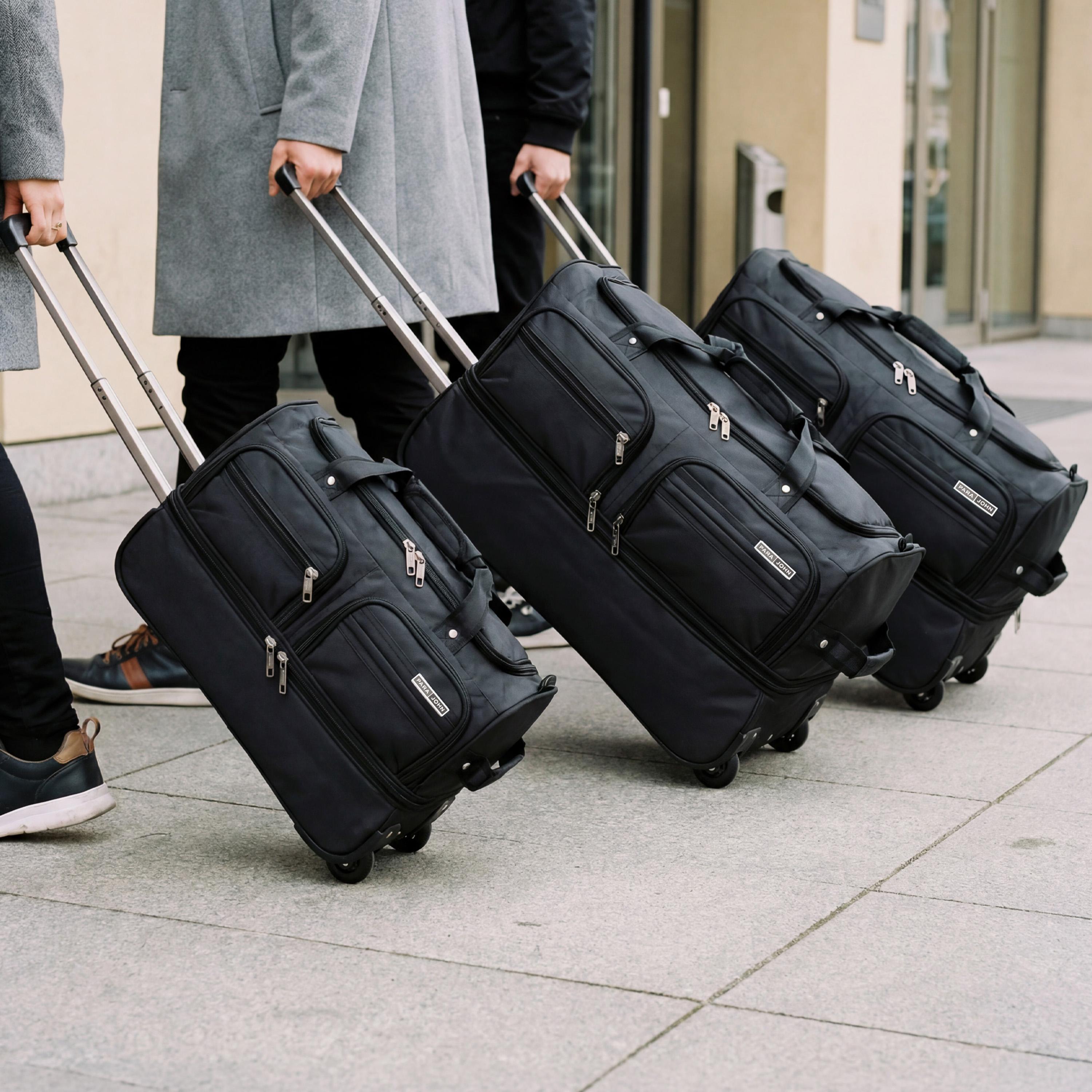 Para John Set of 3 Duffle Bags, Nylon, Double Handle | PJDB3241-travel-luggagesandbags-dufflebags-image-5
