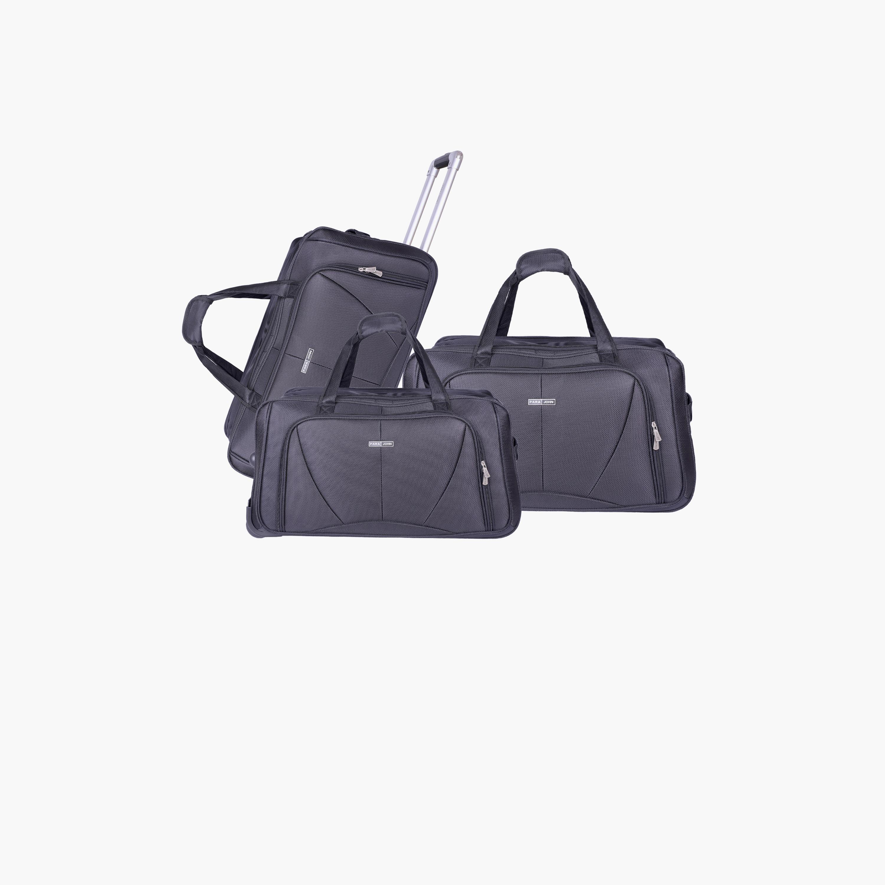 بارا جون - طقم شنط سفر 3 قطع سفر مصنوعة من النايلون بمقابض مزدوجة | PJDB3028-travel-luggagesandbags-dufflebags-image-1