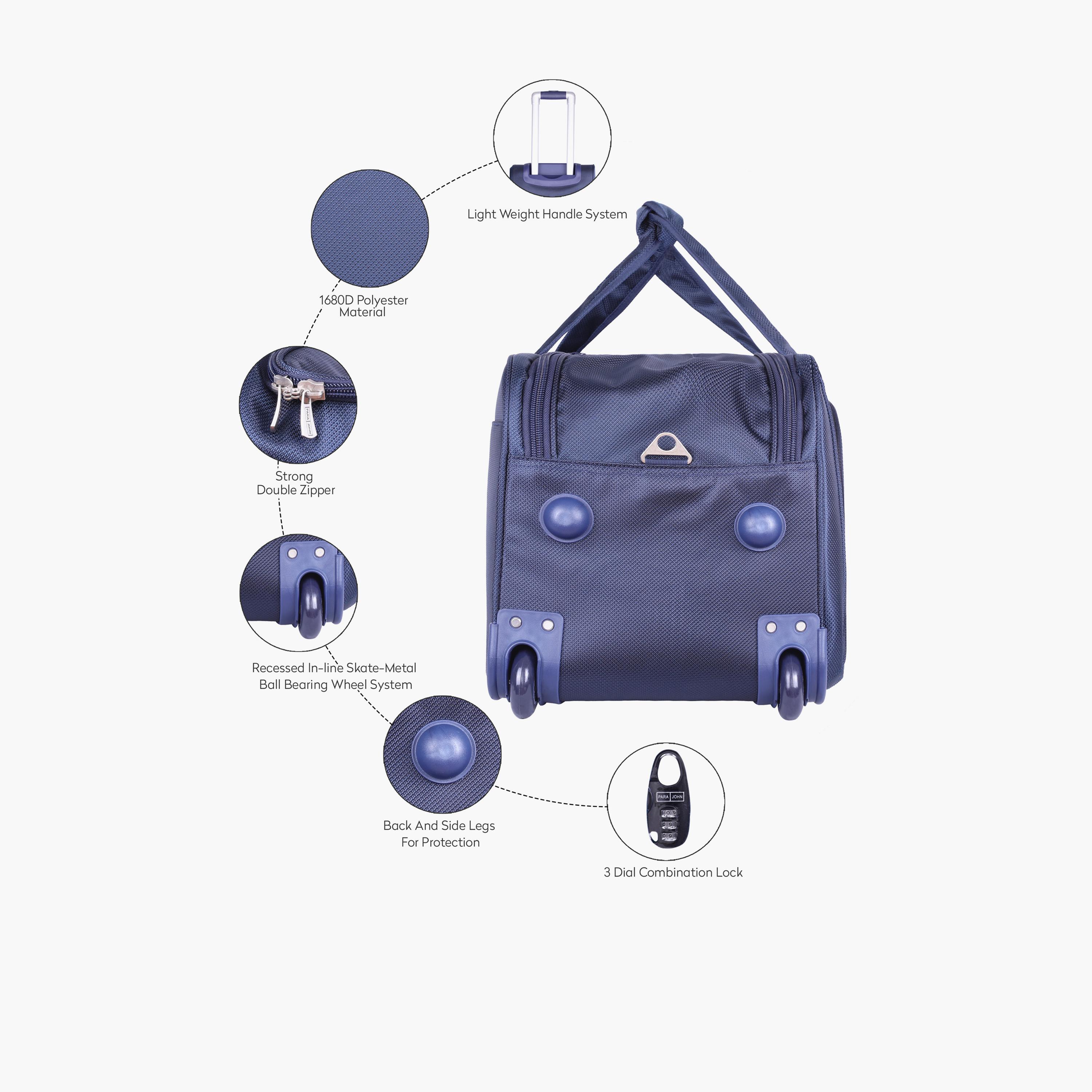 بارا جون - طقم شنط سفر 3 قطع سفر مصنوعة من النايلون بمقابض مزدوجة | PJDB3028-travel-luggagesandbags-dufflebags-image-13