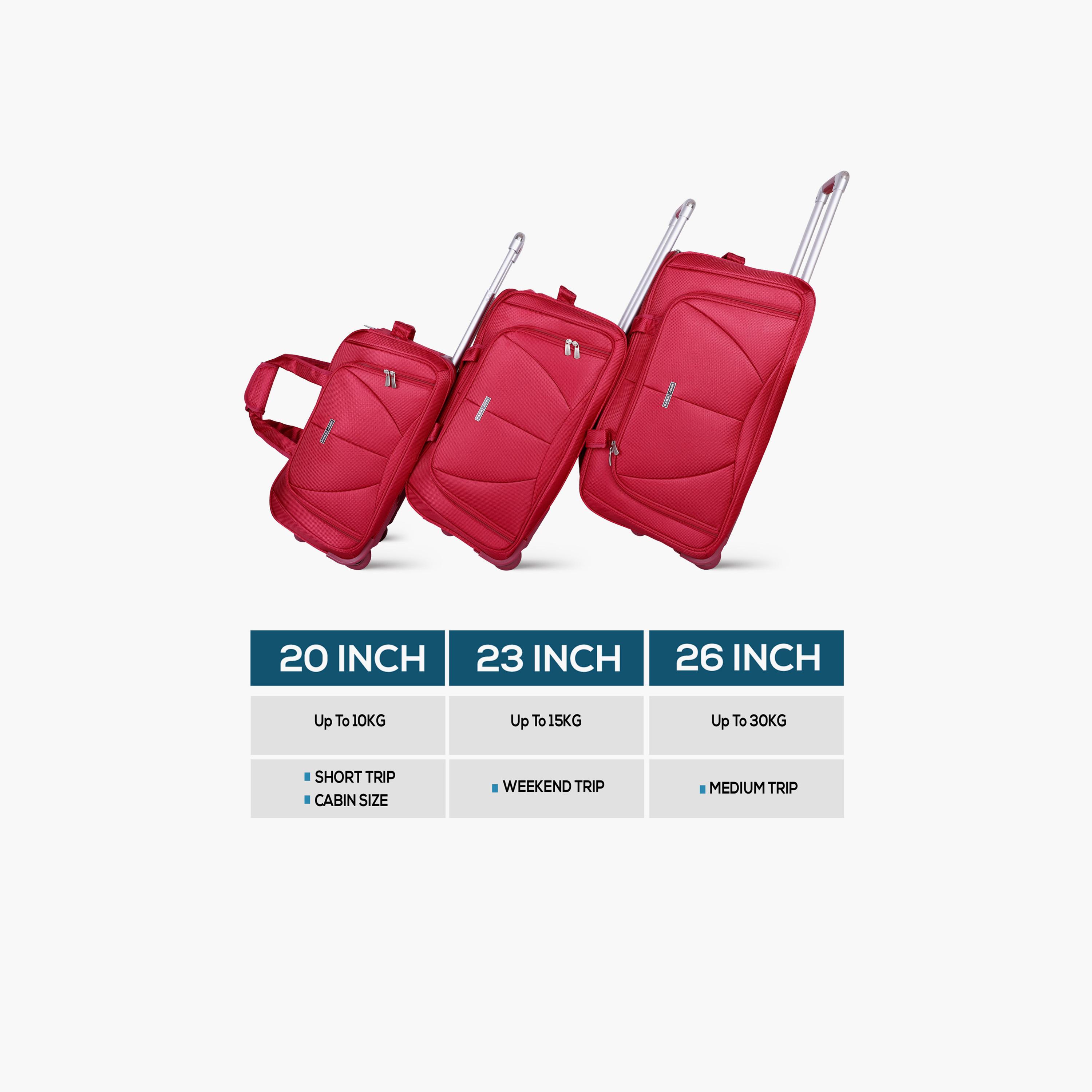 بارا جون - طقم شنط سفر 3 قطع سفر مصنوعة من النايلون بمقابض مزدوجة | PJDB3028-travel-luggagesandbags-dufflebags-image-17