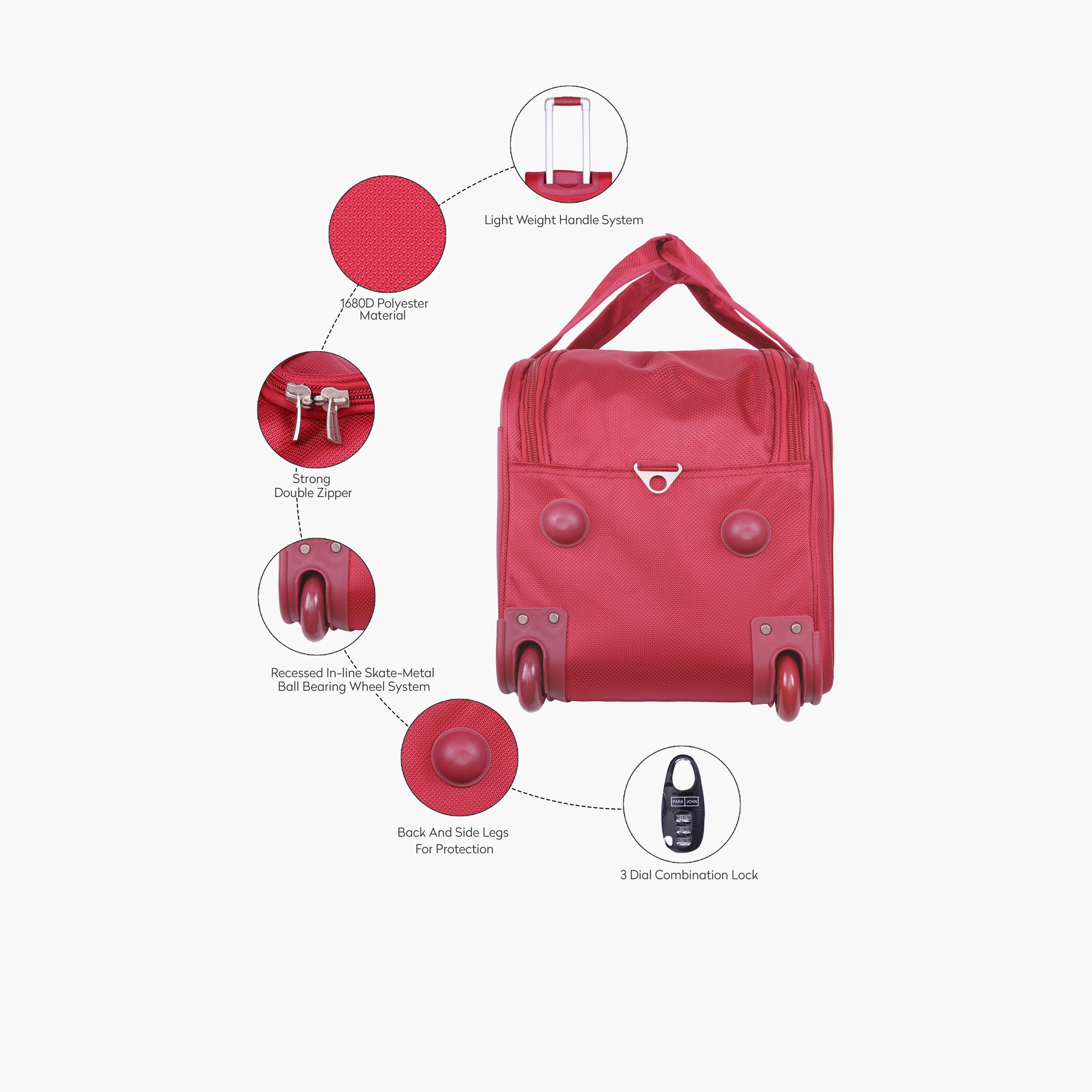 بارا جون - طقم شنط سفر 3 قطع سفر مصنوعة من النايلون بمقابض مزدوجة | PJDB3029-travel-luggagesandbags-dufflebags-image-7
