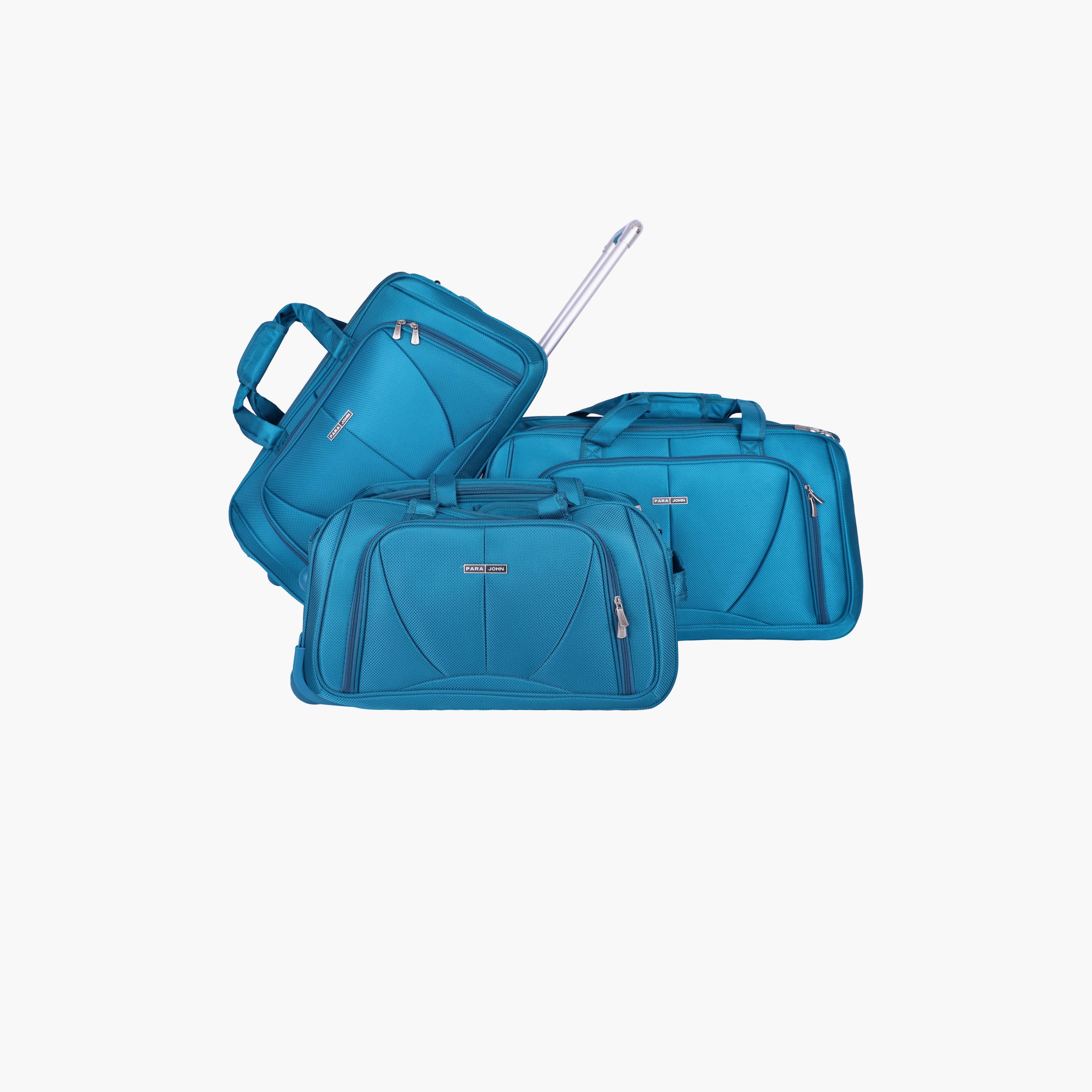 Para John Set of 3 Duffle Bags, Nylon, Double Handle | PJDB3029-travel-luggagesandbags-dufflebags-image-1