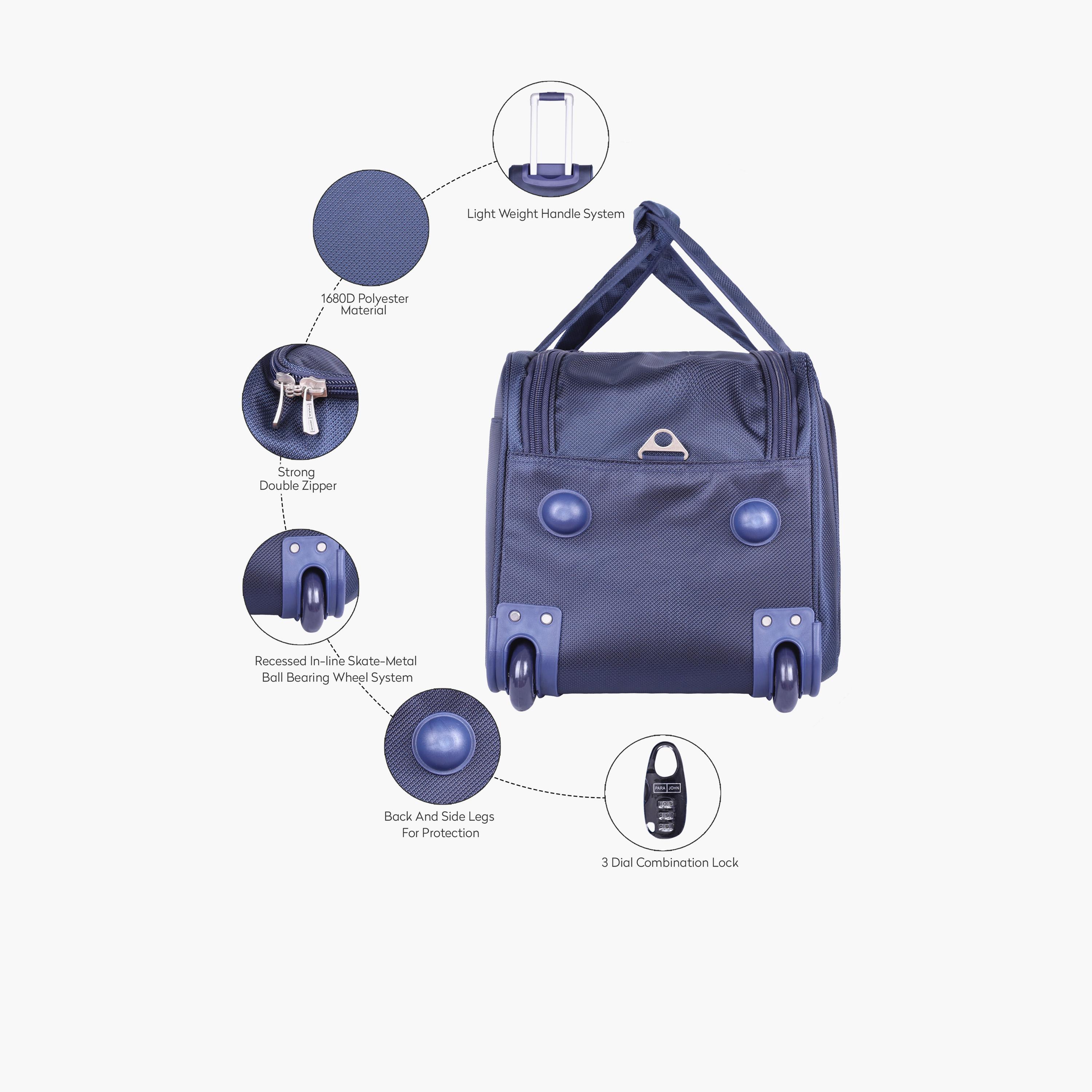 بارا جون - طقم شنط سفر 3 قطع سفر مصنوعة من النايلون بمقابض مزدوجة | PJDB3029-travel-luggagesandbags-dufflebags-image-17