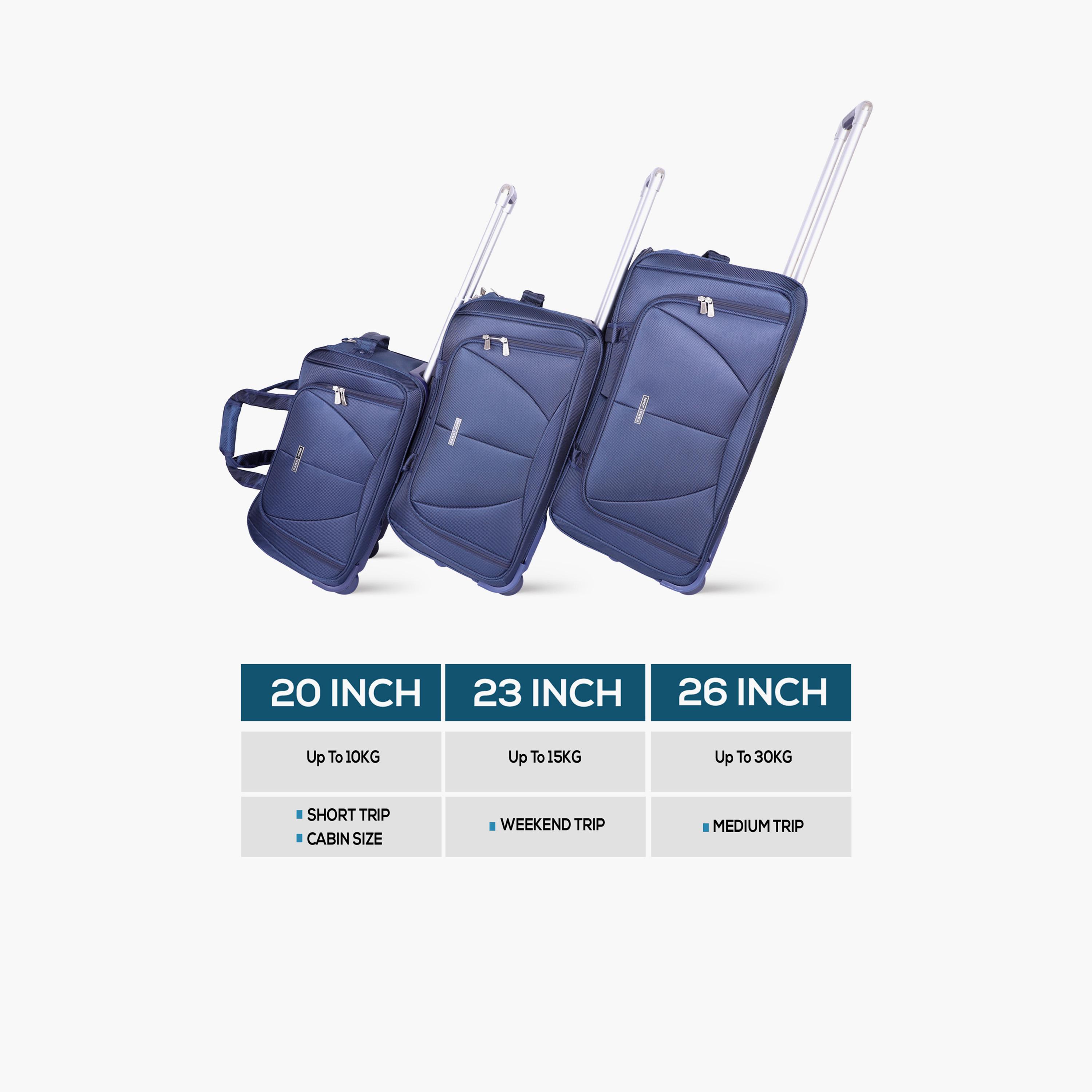 بارا جون - طقم شنط سفر 3 قطع سفر مصنوعة من النايلون بمقابض مزدوجة | PJDB3029-travel-luggagesandbags-dufflebags-image-18