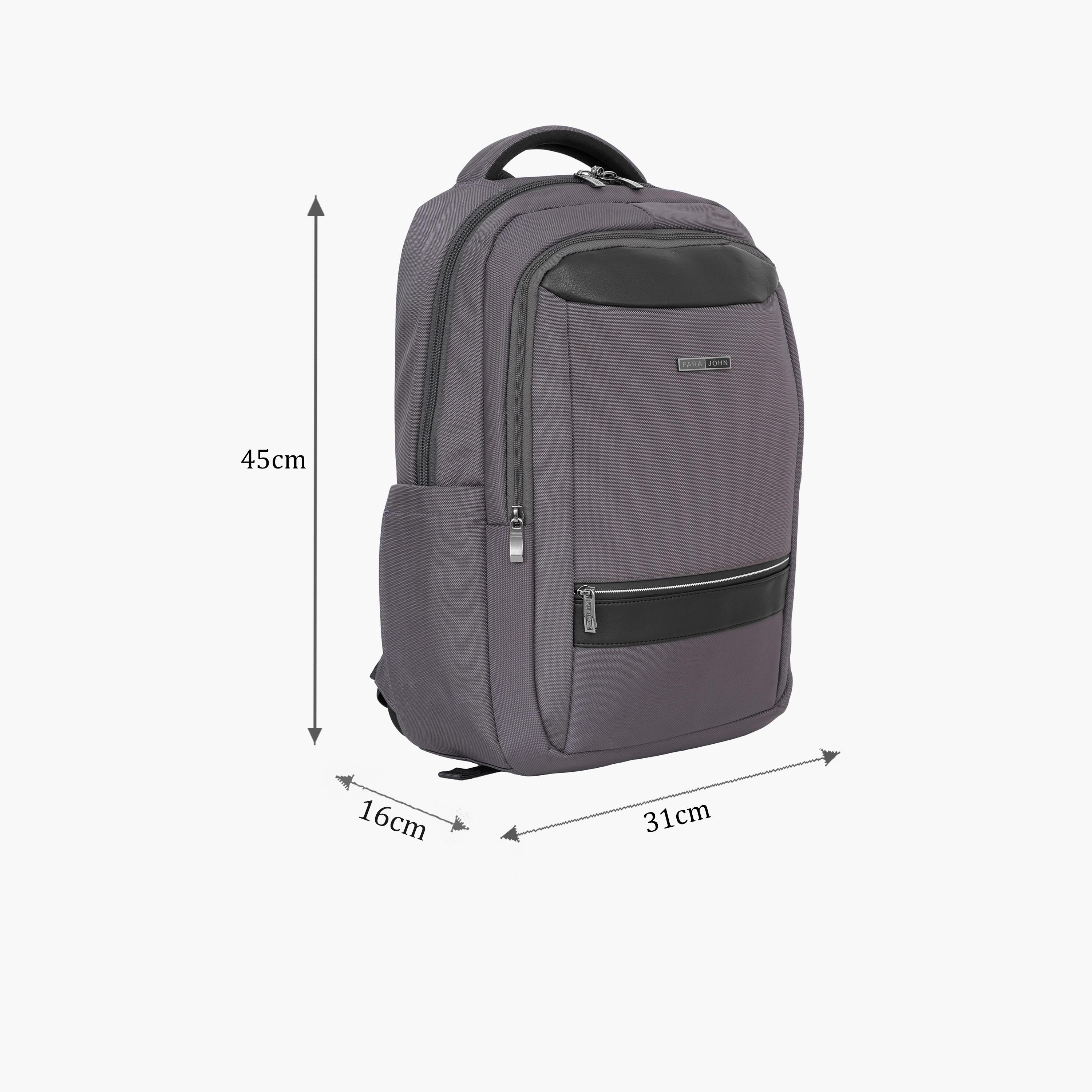 Para John 24 L | 18 Inches Backpack, Polyester, Adjustable Straps | PJBP6662-travel-luggagesandbags-backpacks-image-2