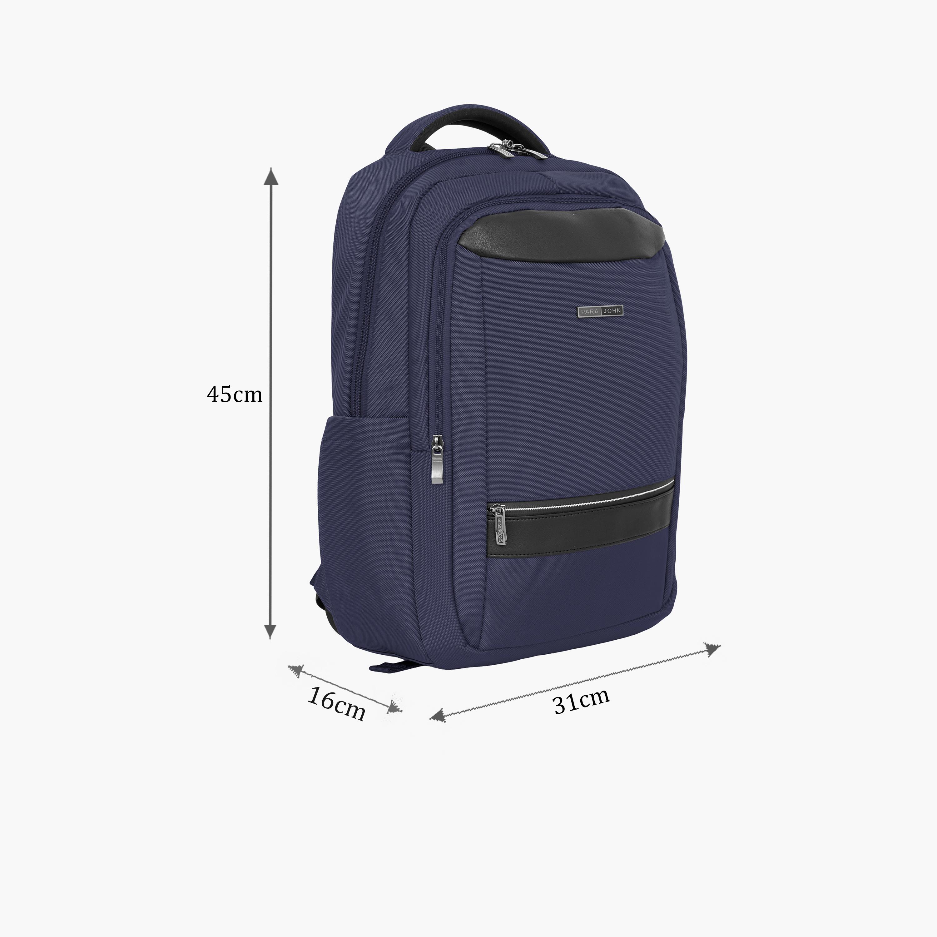 Para John 24 L | 18 Inches Backpack, Polyester, Adjustable Straps | PJBP6662-travel-luggagesandbags-backpacks-image-2