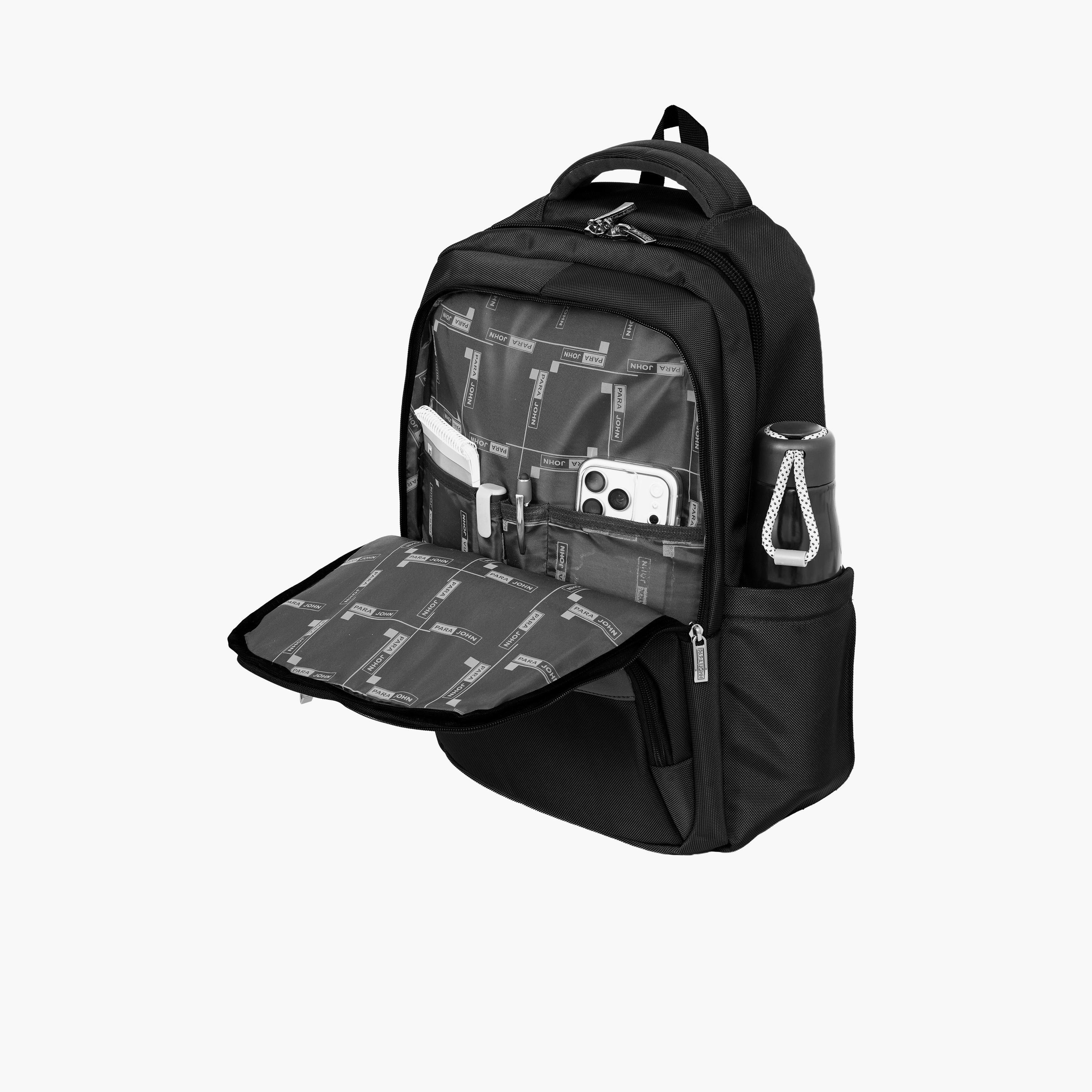 Para John 24 L | 18 Inches Backpack, Polyester, Adjustable Straps | PJBP6662-travel-luggagesandbags-backpacks-image-4