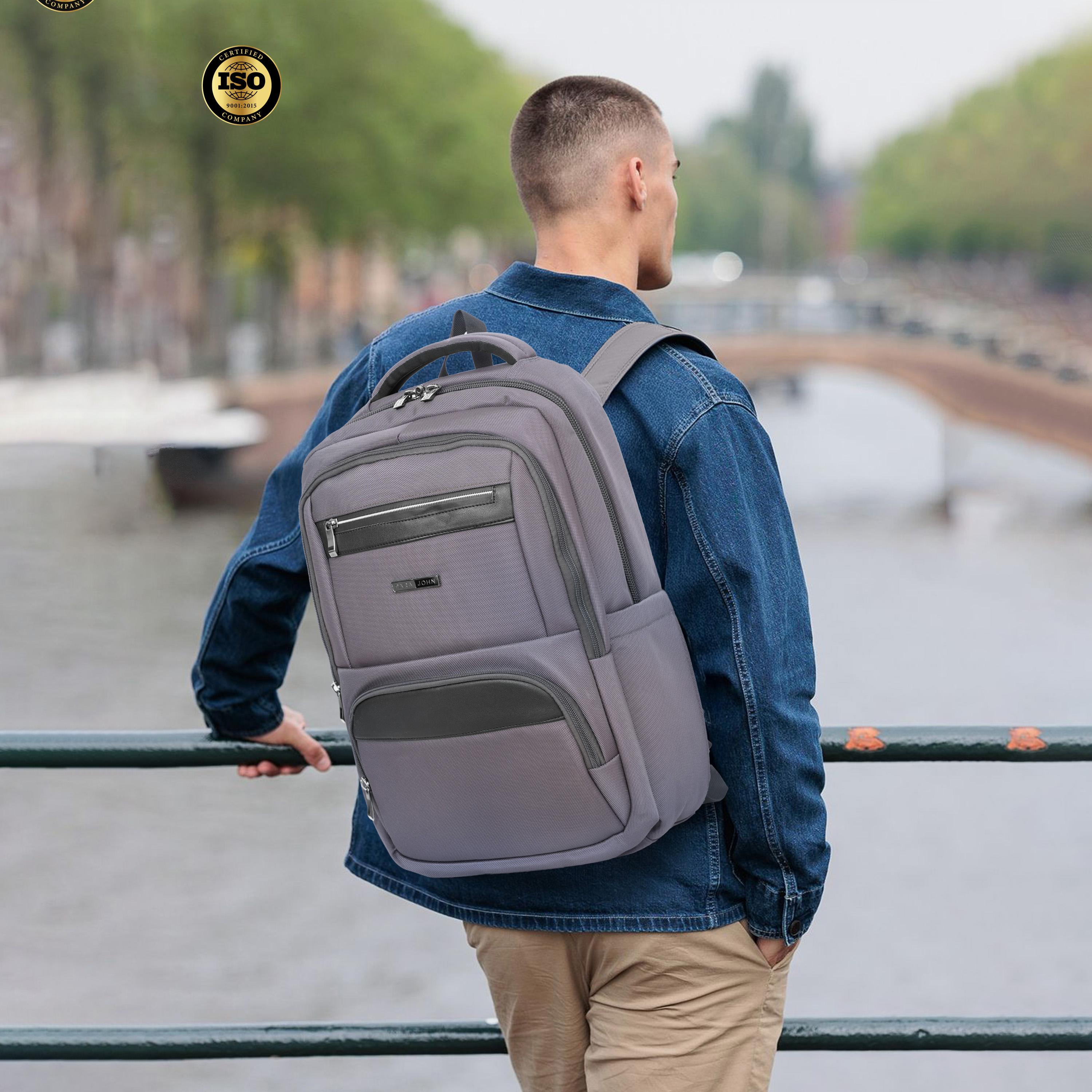 Para John 24 L | 18 Inches Backpack, Polyester, Adjustable Straps | PJBP6662-travel-luggagesandbags-backpacks-image-6