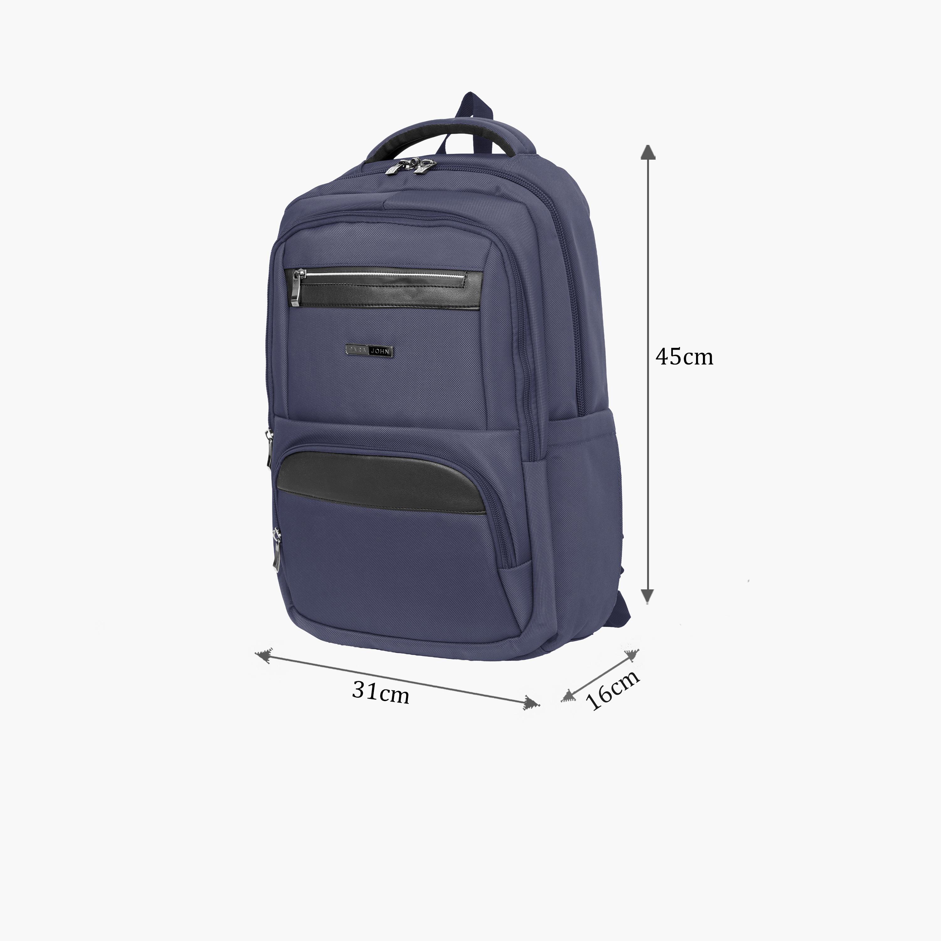 Para John 24 L | 18 Inches Backpack, Polyester, Adjustable Straps | PJBP6662-travel-luggagesandbags-backpacks-image-2