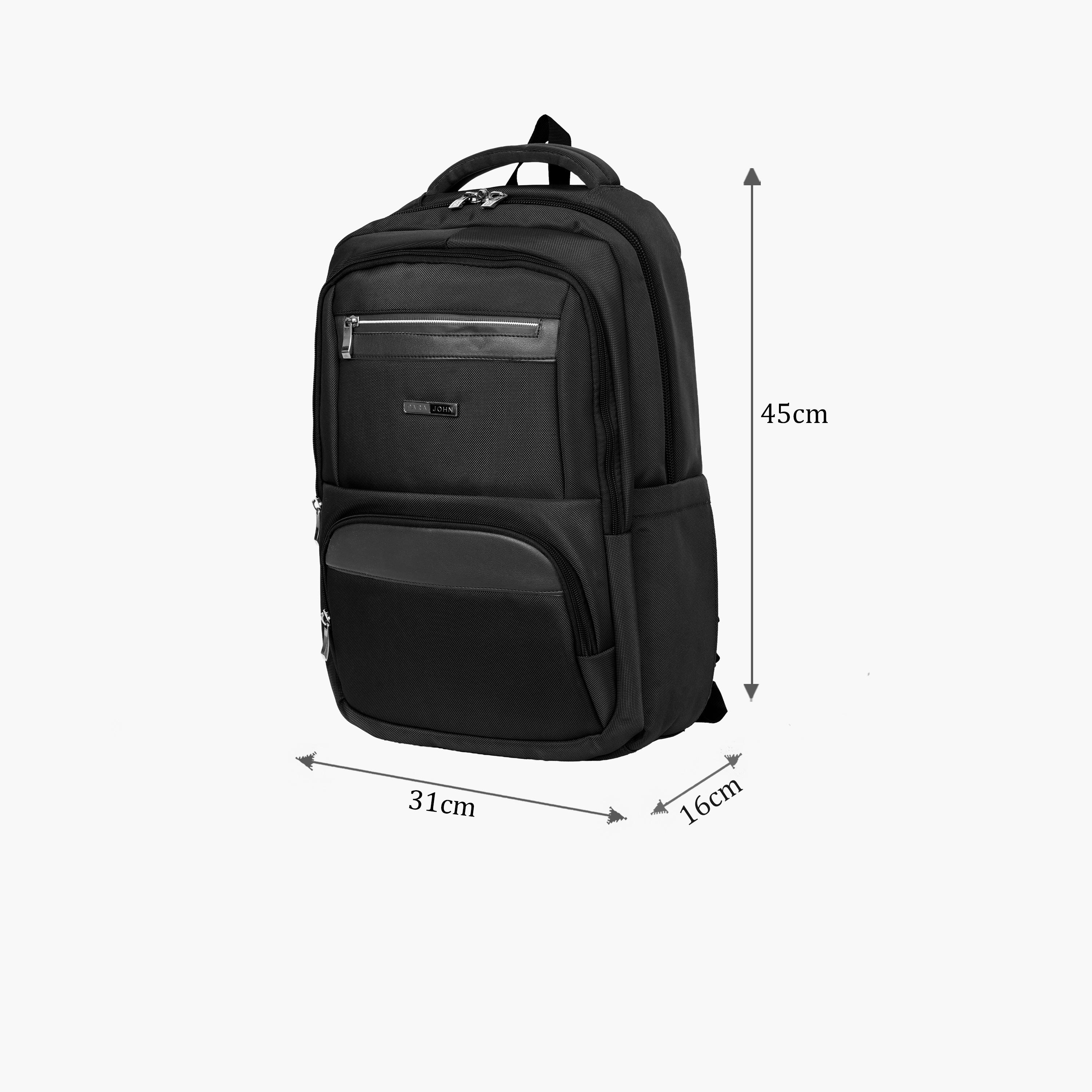 Para John 24 L | 18 Inches Backpack, Polyester, Adjustable Straps | PJBP6662-travel-luggagesandbags-backpacks-image-2