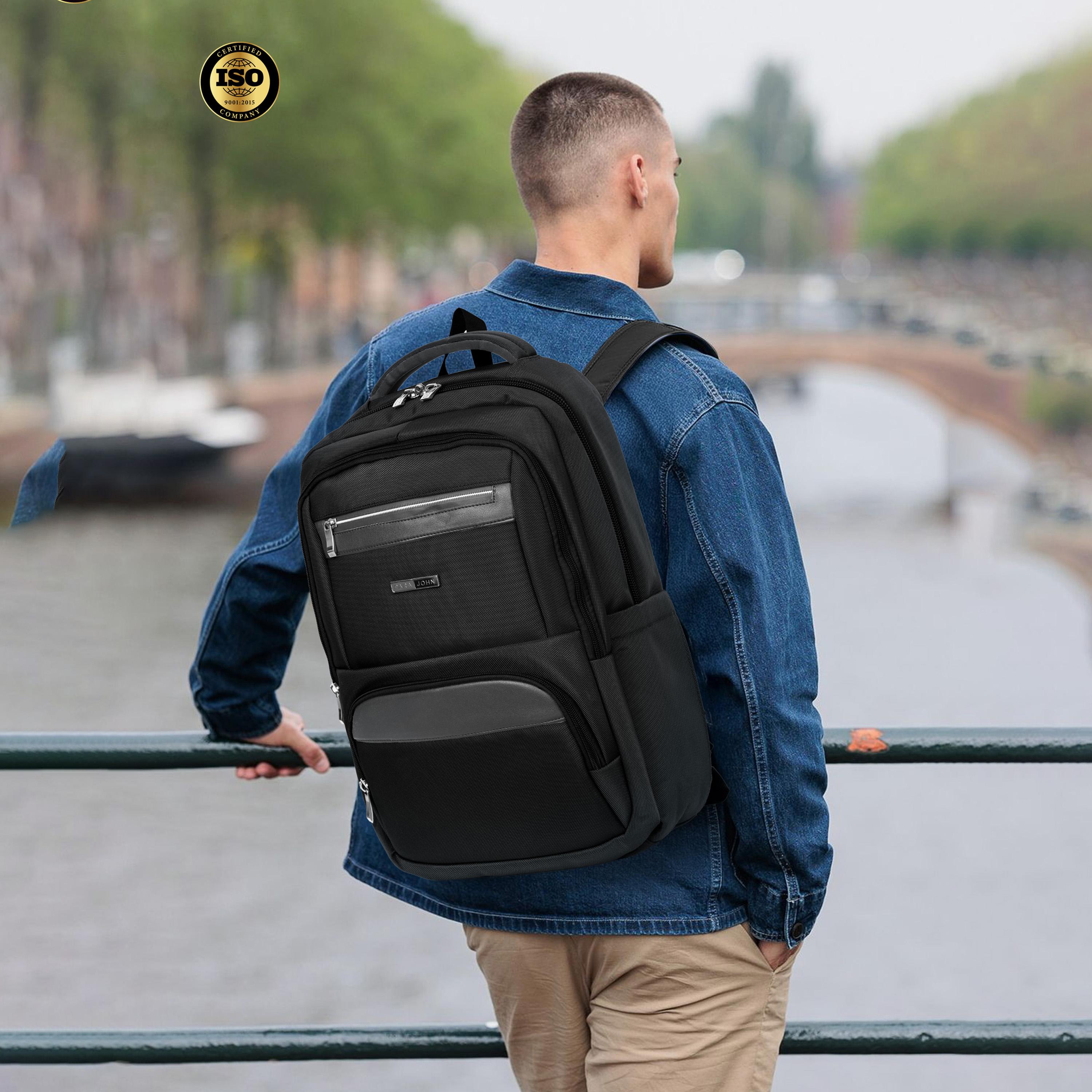 Para John 24 L | 18 Inches Backpack, Polyester, Adjustable Straps | PJBP6662-travel-luggagesandbags-backpacks-image-6