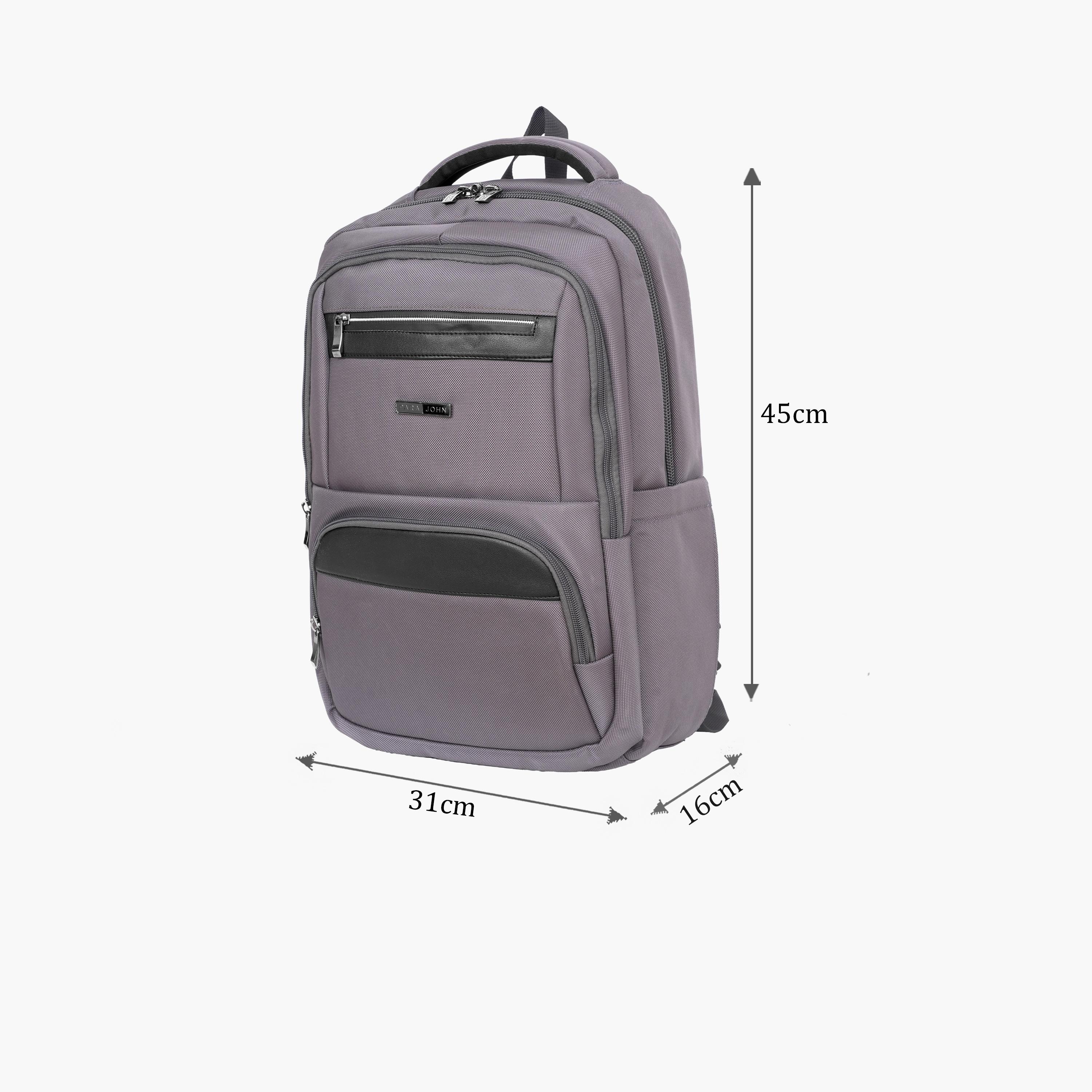 Para John 24 L | 18 Inches Backpack, Polyester, Adjustable Straps | PJBP6662-travel-luggagesandbags-backpacks-image-2