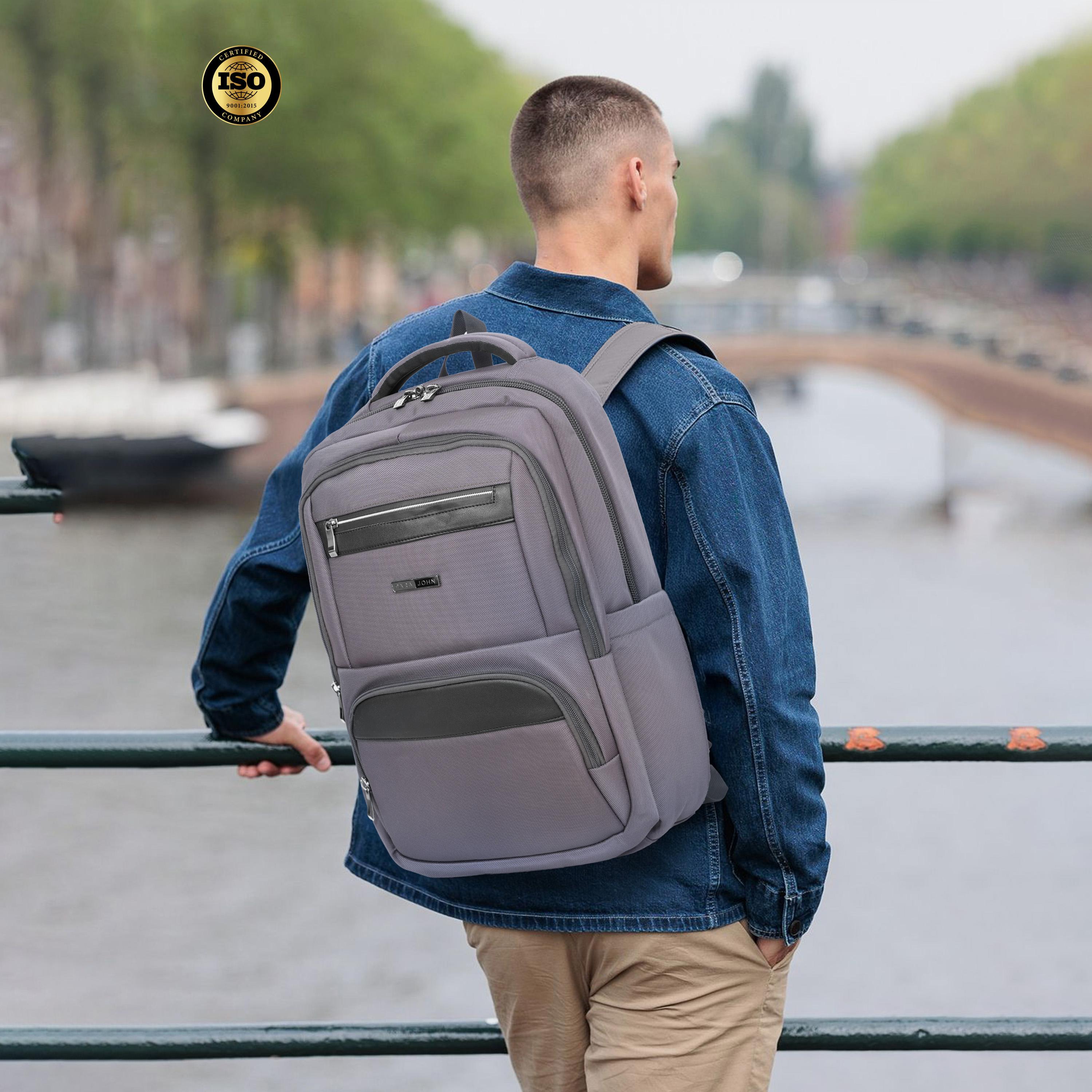 Para John 24 L | 18 Inches Backpack, Polyester, Adjustable Straps | PJBP6662-travel-luggagesandbags-backpacks-image-6
