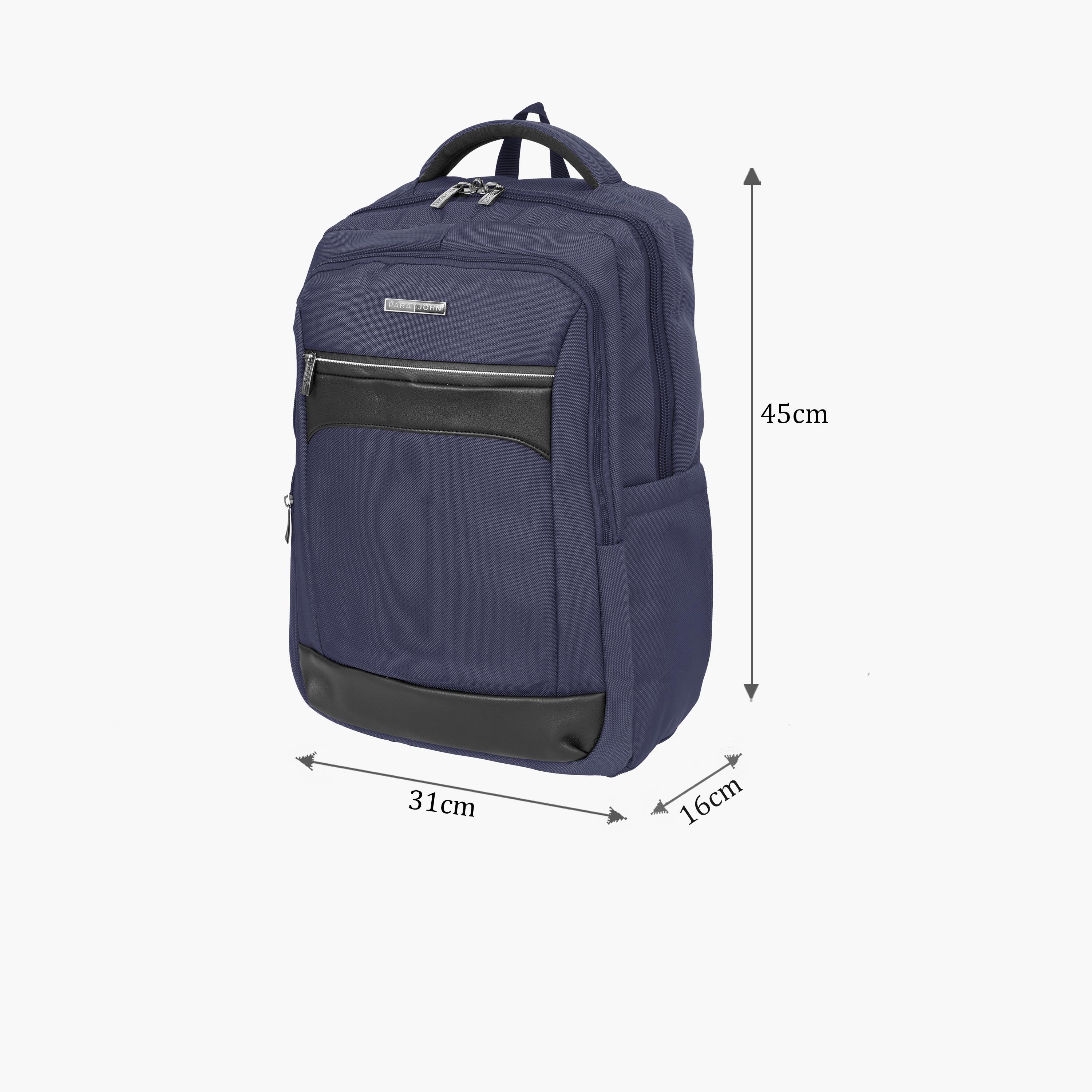 Para John 24 L | 18 Inches Backpack, Polyester, Adjustable Straps | PJBP6662-travel-luggagesandbags-backpacks-image-2