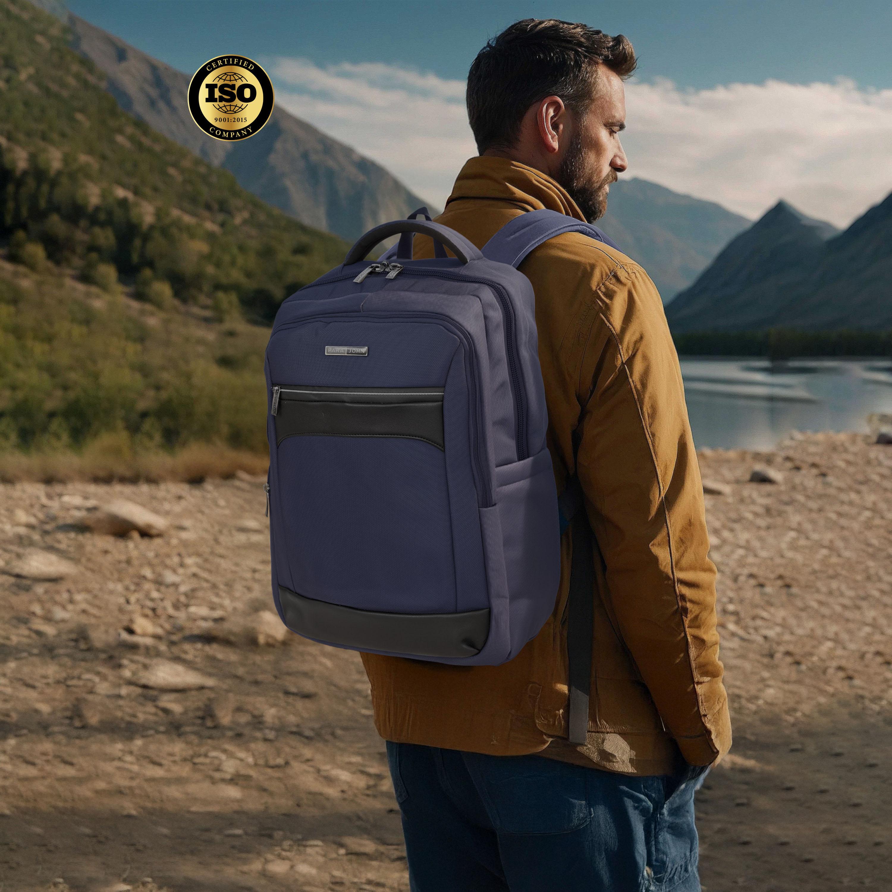 Para John 24 L | 18 Inches Backpack, Polyester, Adjustable Straps | PJBP6662-travel-luggagesandbags-backpacks-image-6