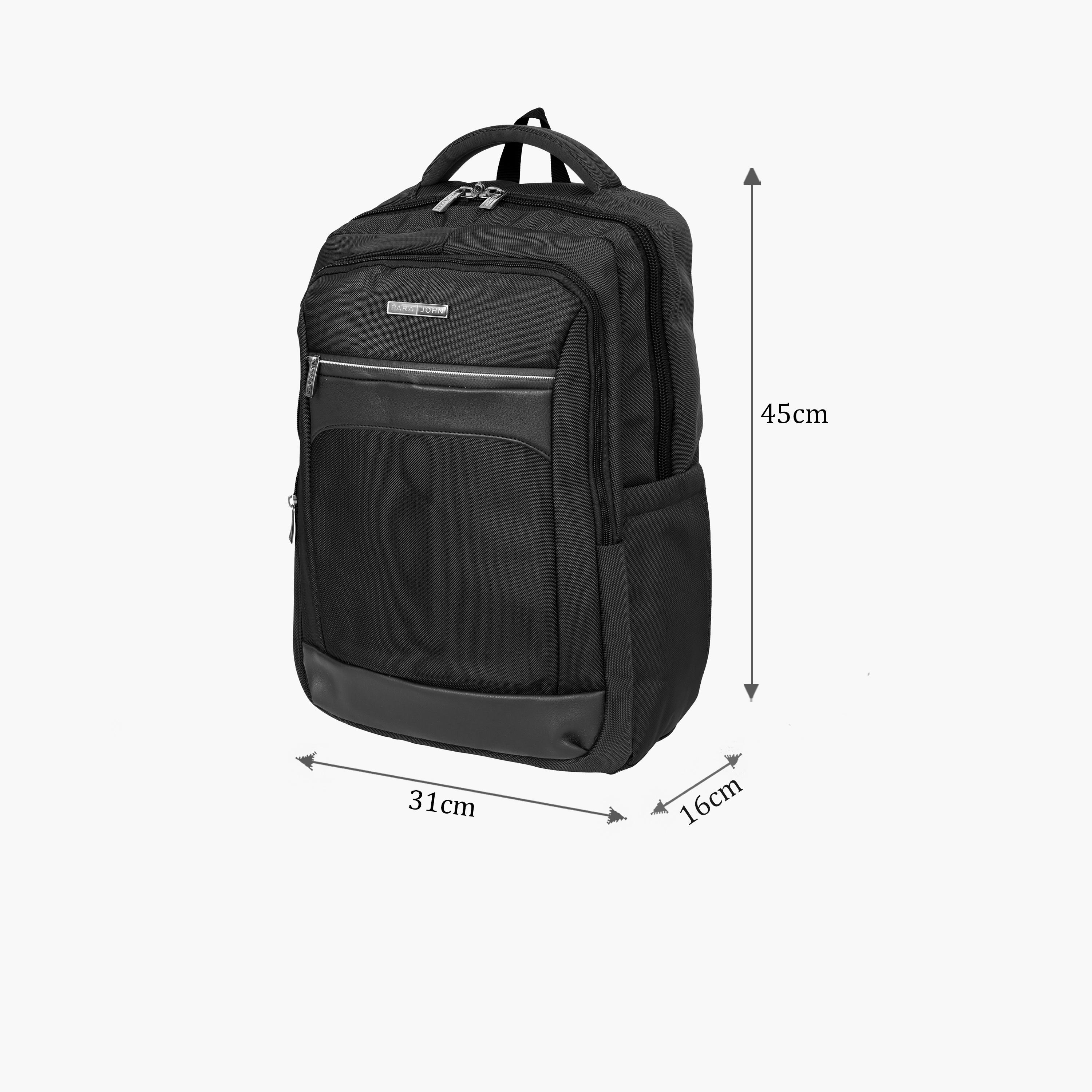 Para John 24 L | 18 Inches Backpack, Polyester, Adjustable Straps | PJBP6662-travel-luggagesandbags-backpacks-image-2