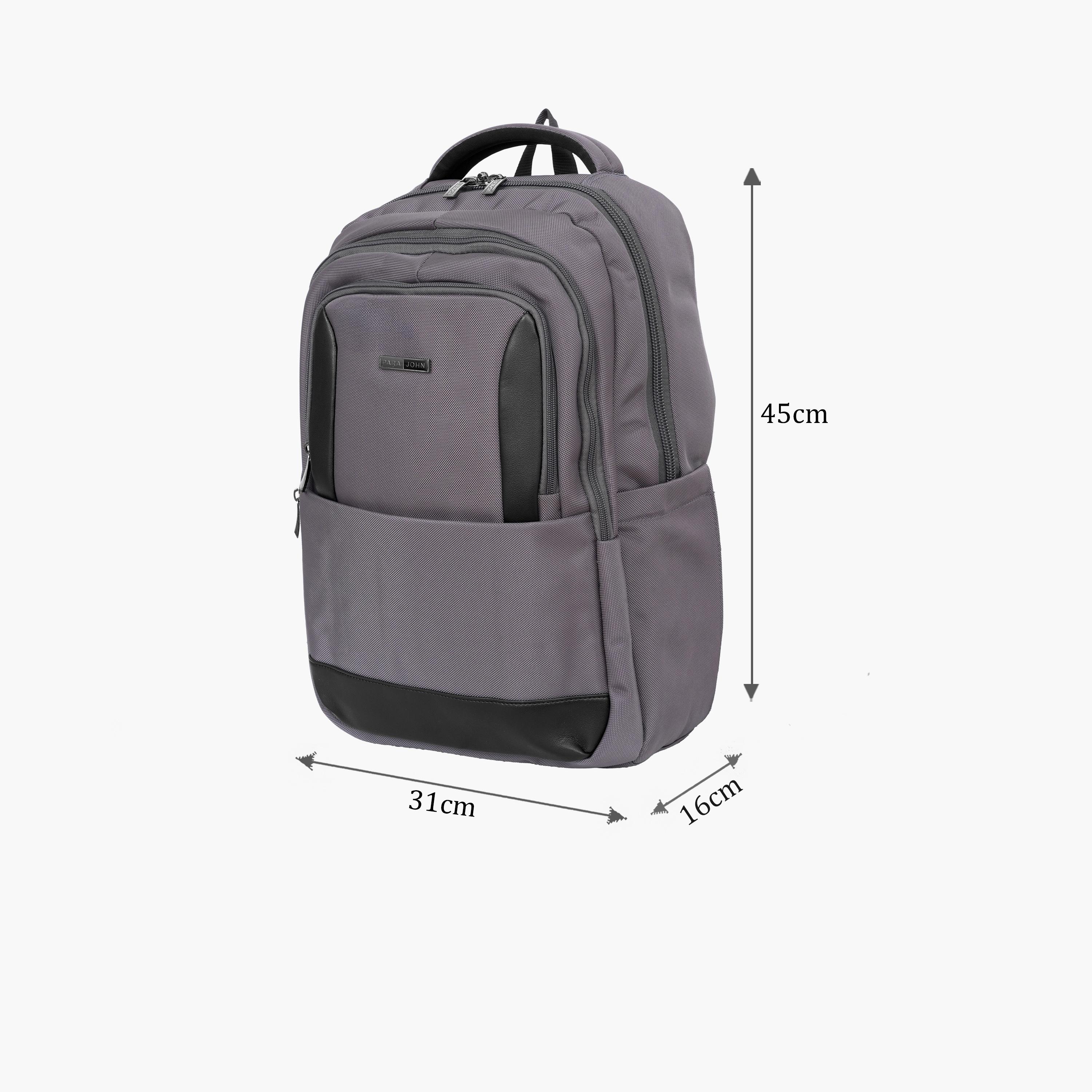 Para John 24 L | 18 Inches Backpack, Polyester, Adjustable Straps | PJBP6662-travel-luggagesandbags-backpacks-image-2