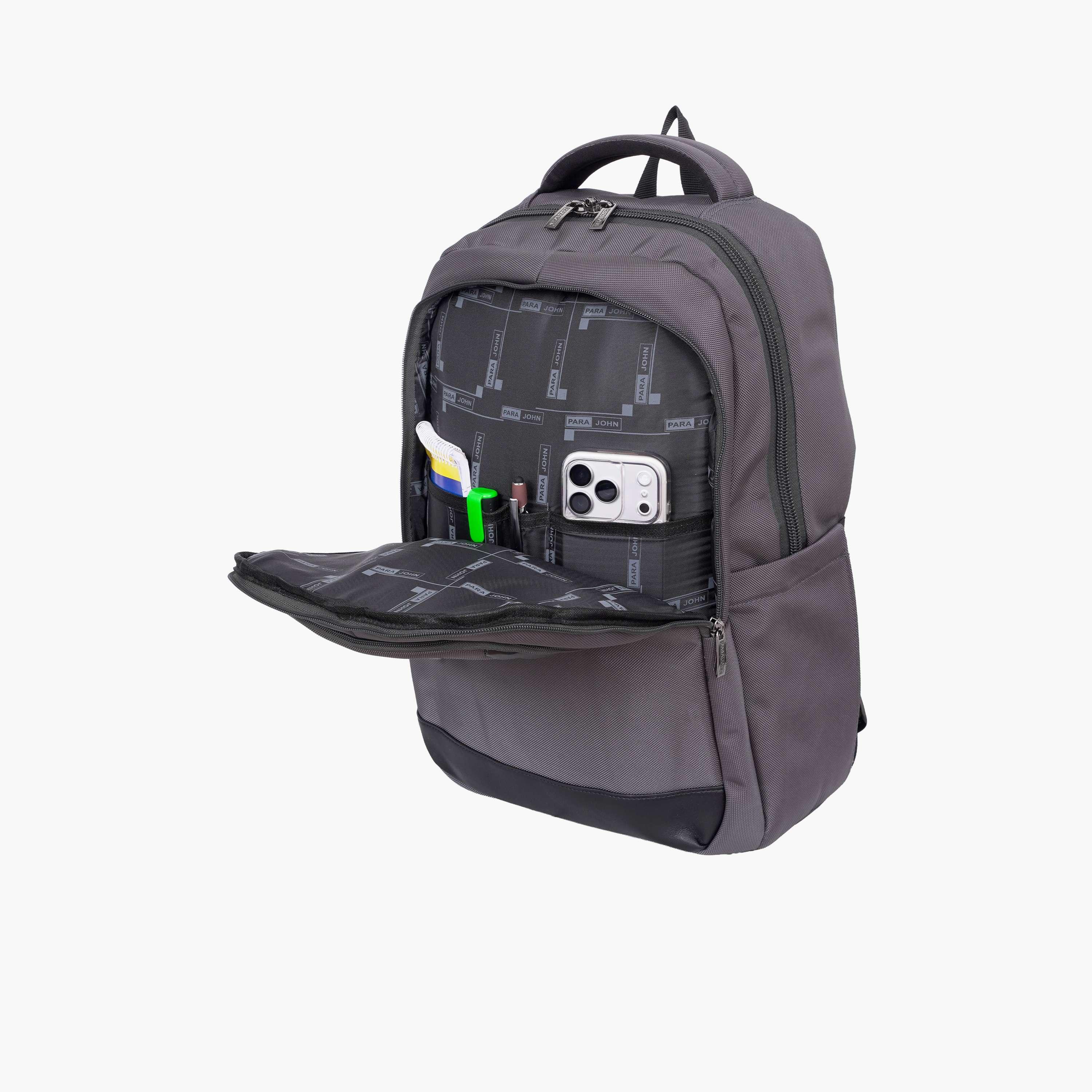 Para John 24 L | 18 Inches Backpack, Polyester, Adjustable Straps | PJBP6662-travel-luggagesandbags-backpacks-image-4