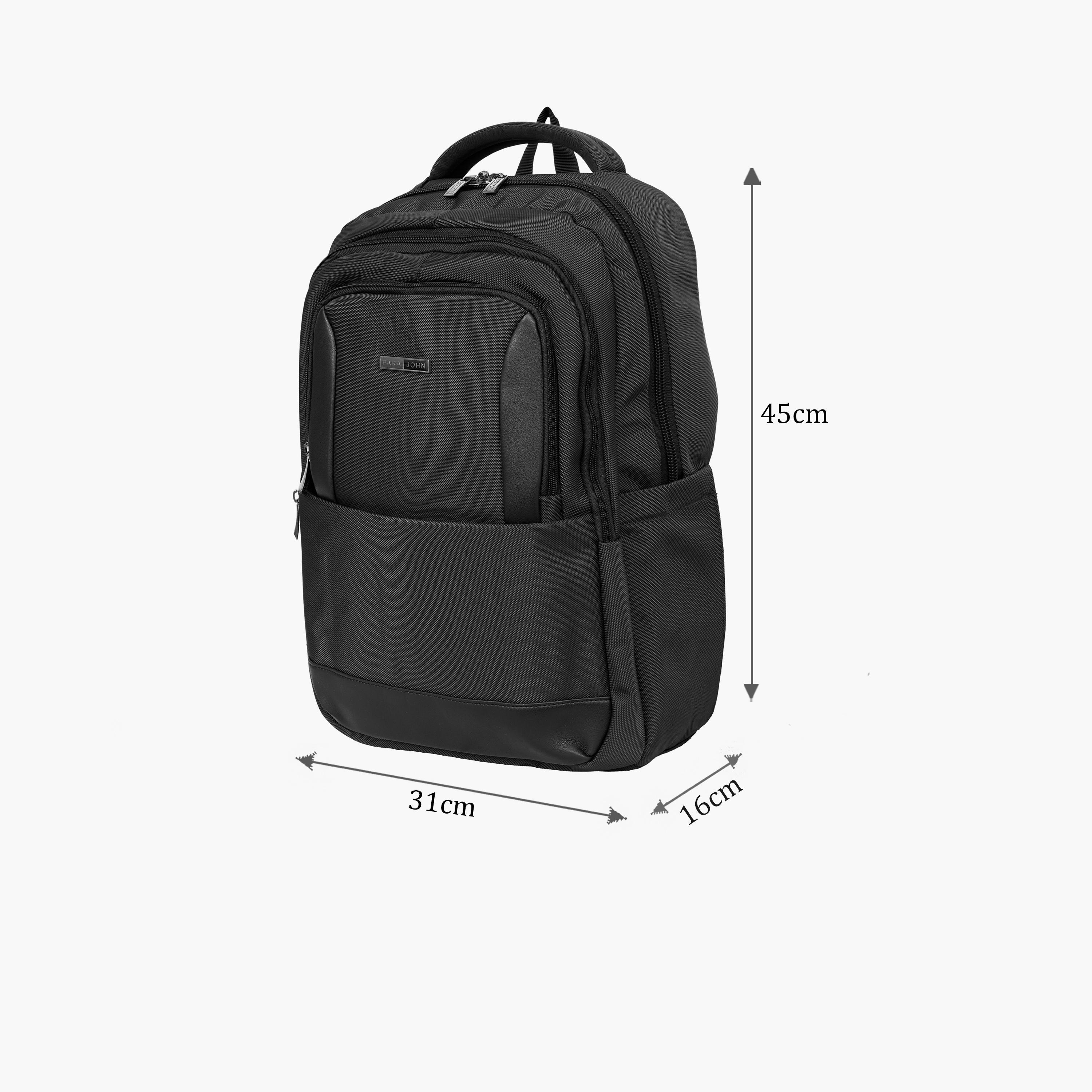 Para John 24 L | 18 Inches Backpack, Polyester, Adjustable Straps | PJBP6662-travel-luggagesandbags-backpacks-image-2