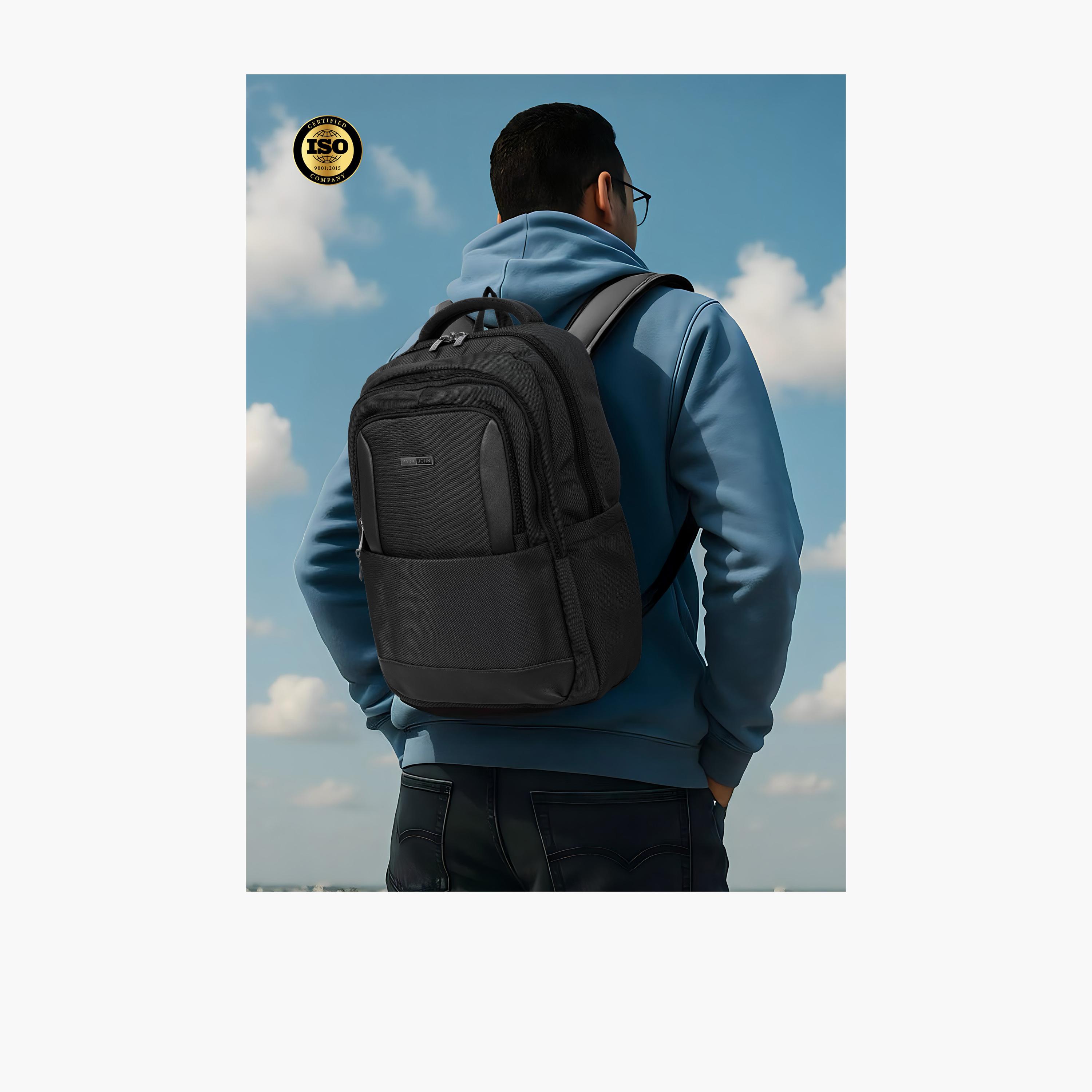 Para John 24 L | 18 Inches Backpack, Polyester, Adjustable Straps | PJBP6662-travel-luggagesandbags-backpacks-image-7