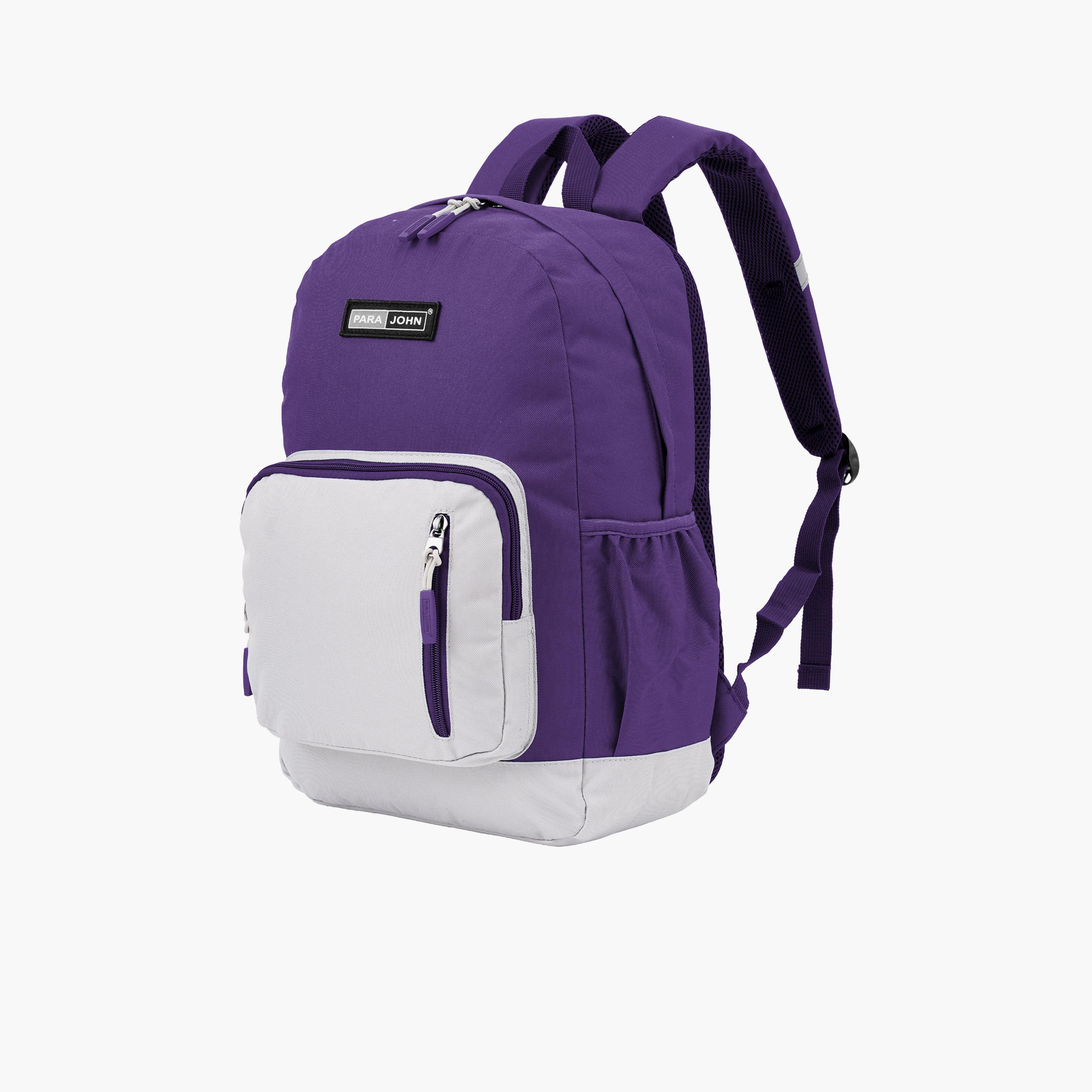 Para John 24 L | 17 Inches Backpack, Polyester, Adjustable Straps | PJBP6740-travel-luggagesandbags-backpacks-image-1