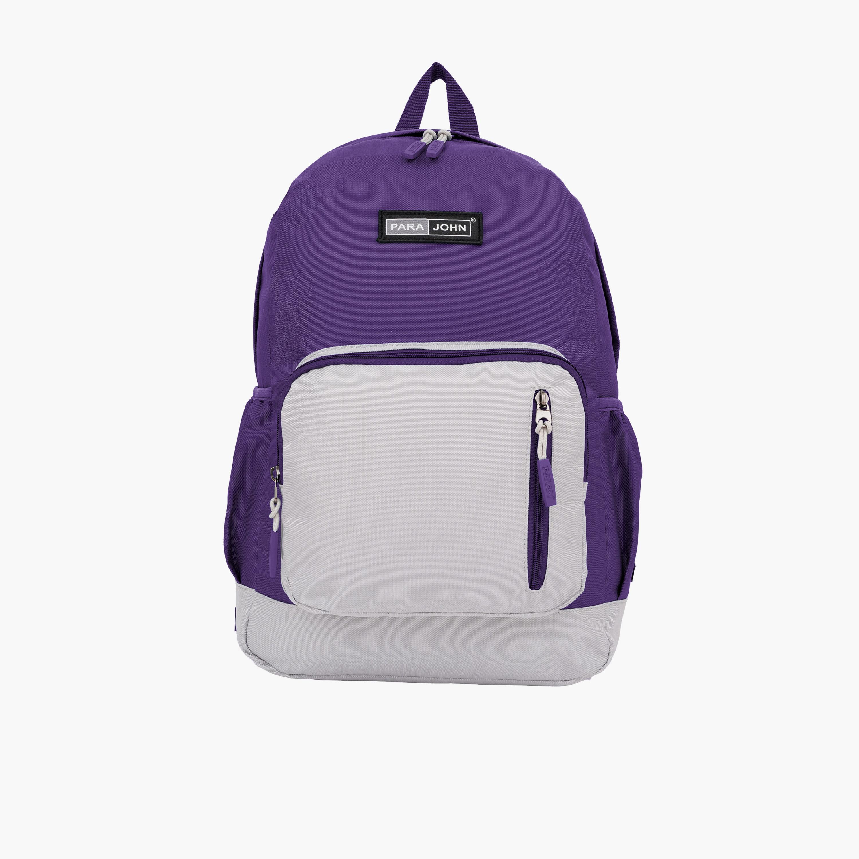 Para John 24 L | 17 Inches Backpack, Polyester, Adjustable Straps | PJBP6740-travel-luggagesandbags-backpacks-image-4