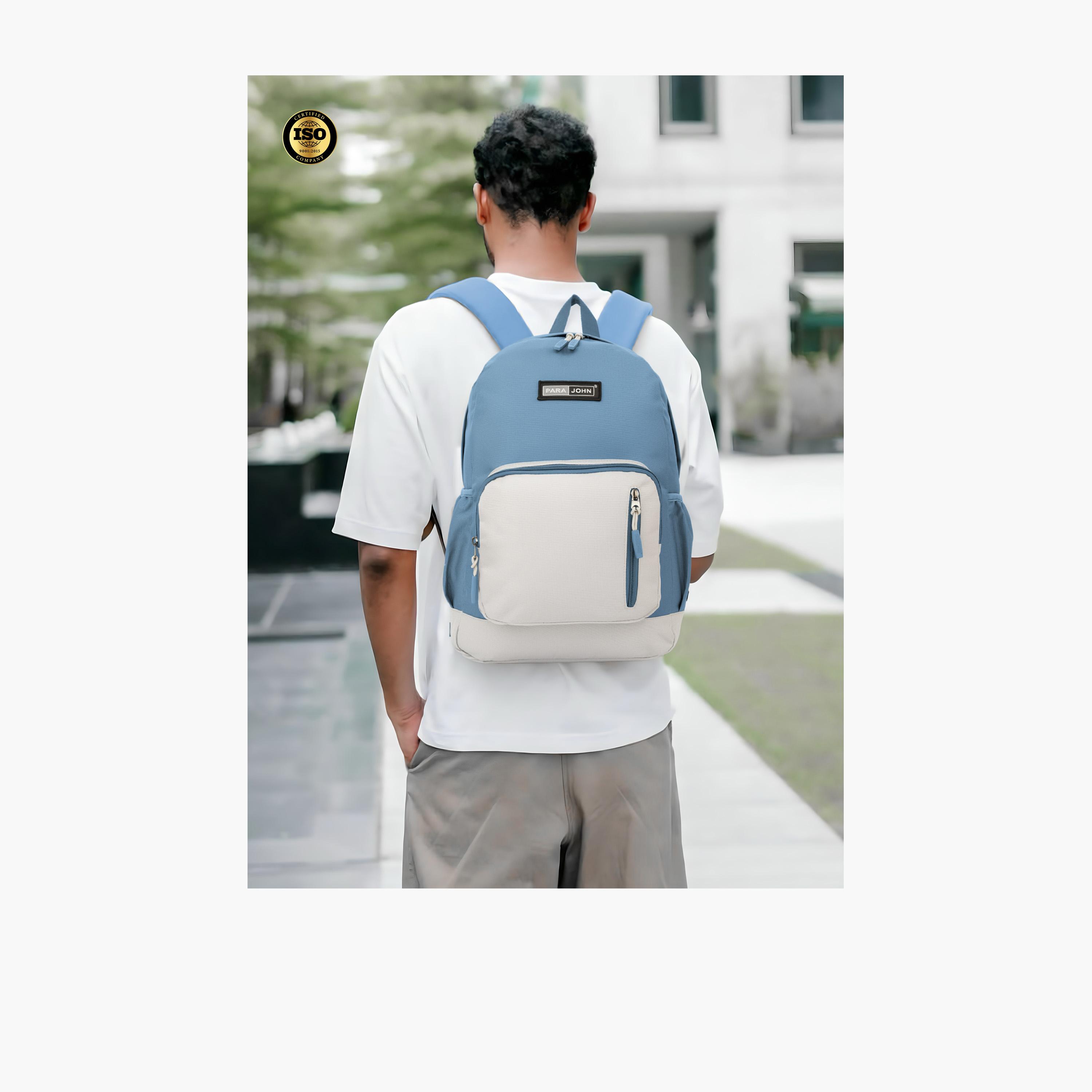 Para John 24 L | 17 Inches Backpack, Polyester, Adjustable Straps | PJBP6740-travel-luggagesandbags-backpacks-image-12