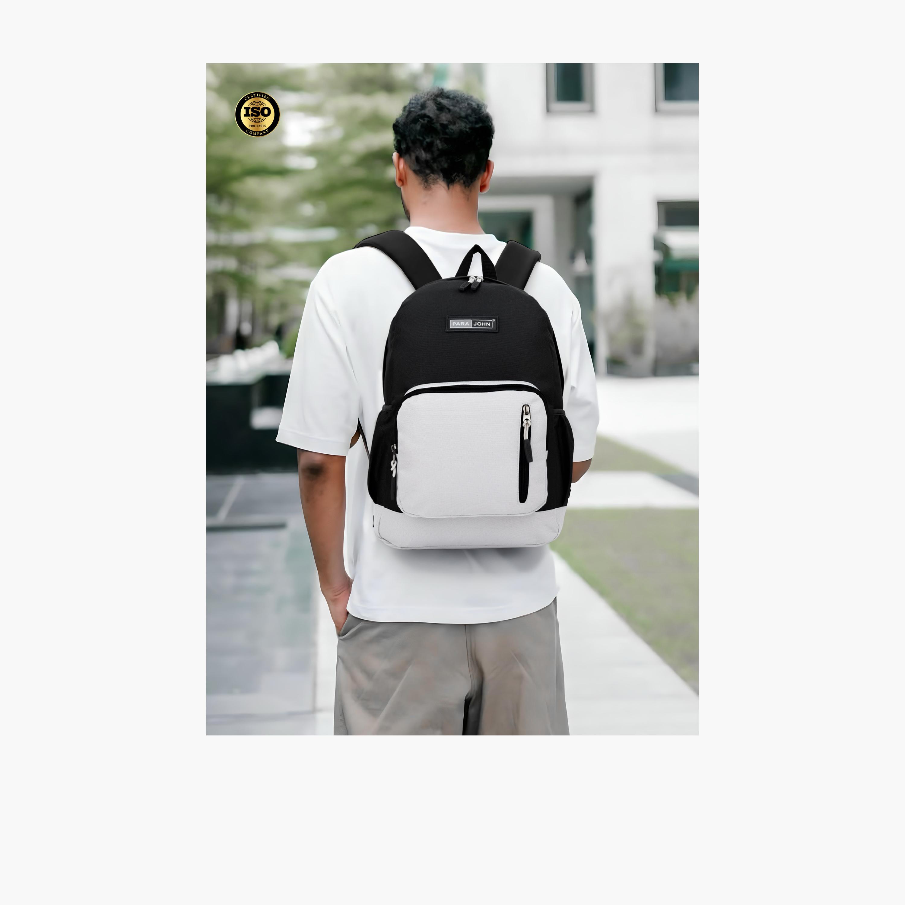 Para John 24 L | 17 Inches Backpack, Polyester, Adjustable Straps | PJBP6740-travel-luggagesandbags-backpacks-image-18