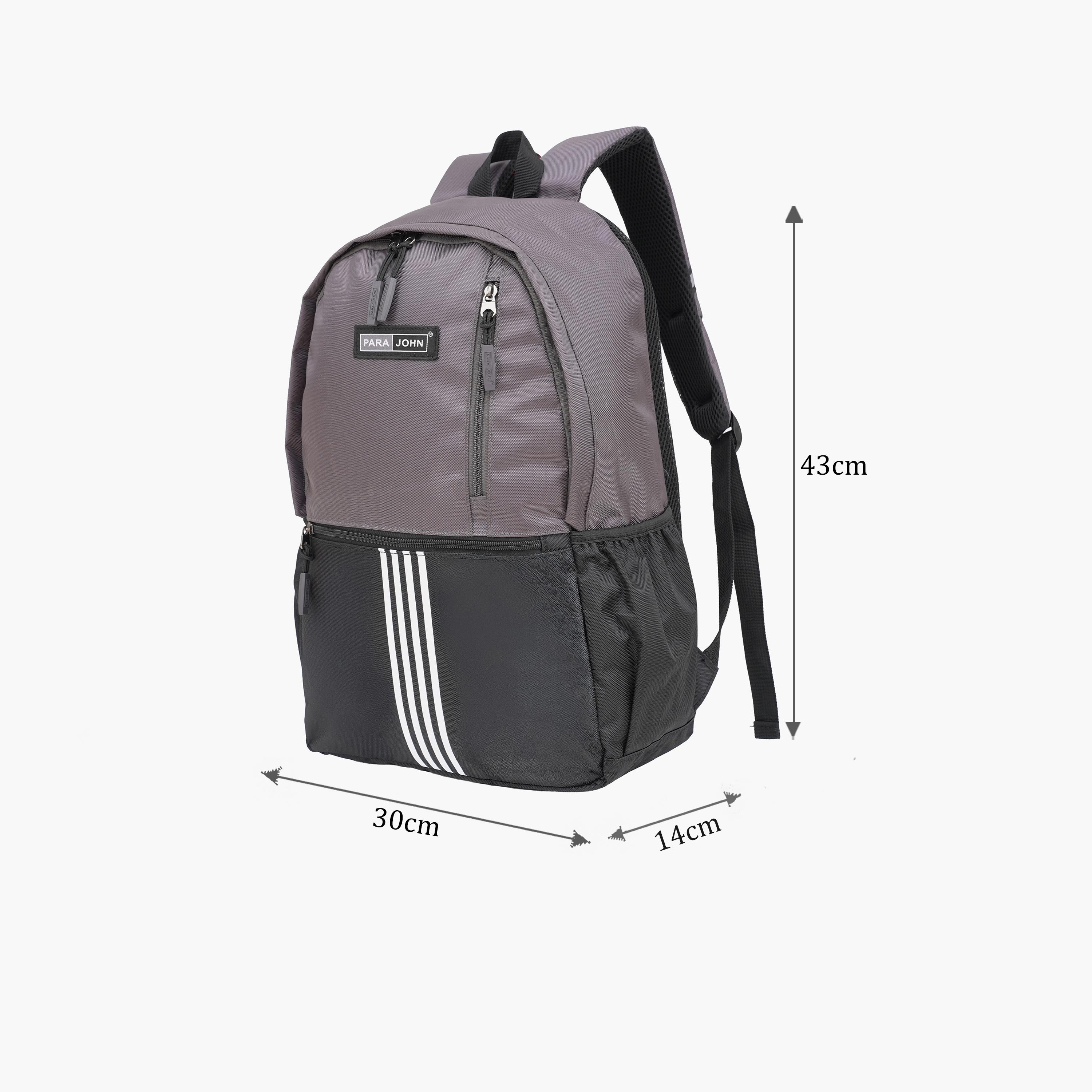 Para John 24 L | 17 Inches Backpack, Polyester, Adjustable Straps | PJBP6741-travel-luggagesandbags-backpacks-image-8