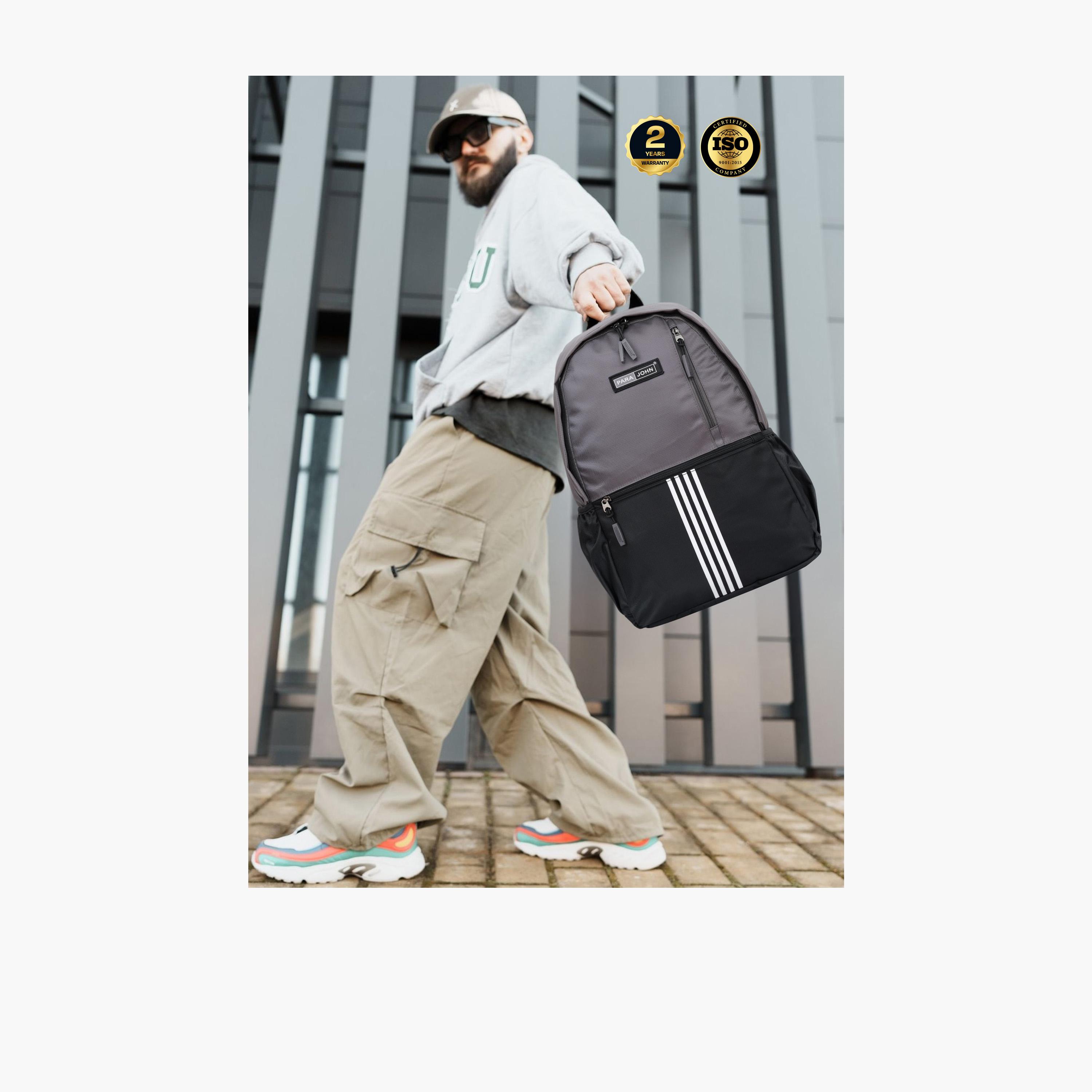 Para John 24 L | 17 Inches Backpack, Polyester, Adjustable Straps | PJBP6741-travel-luggagesandbags-backpacks-image-12