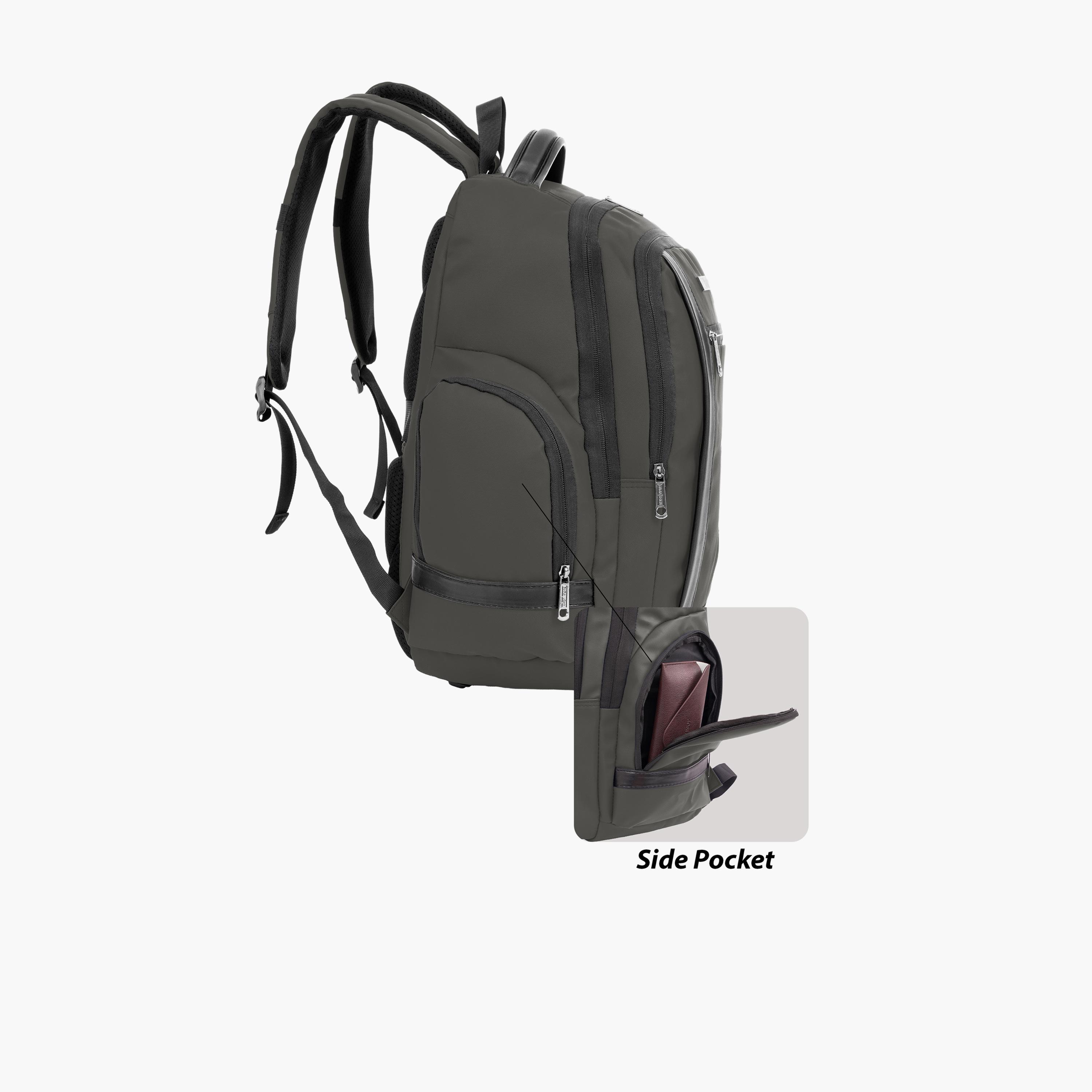 Para John 24 L | 18 Inches Backpack, Polyester, Adjustable Straps | PJBP6746-travel-luggagesandbags-backpacks-image-6