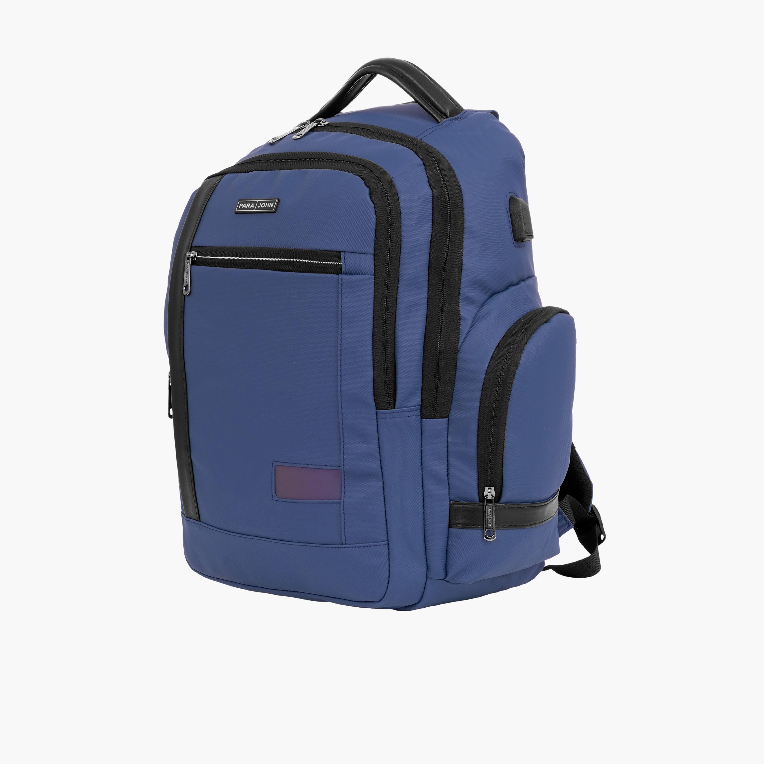 Para John 24 L | 18 Inches Backpack, Polyester, Adjustable Straps | PJBP6746-travel-luggagesandbags-backpacks-image-1