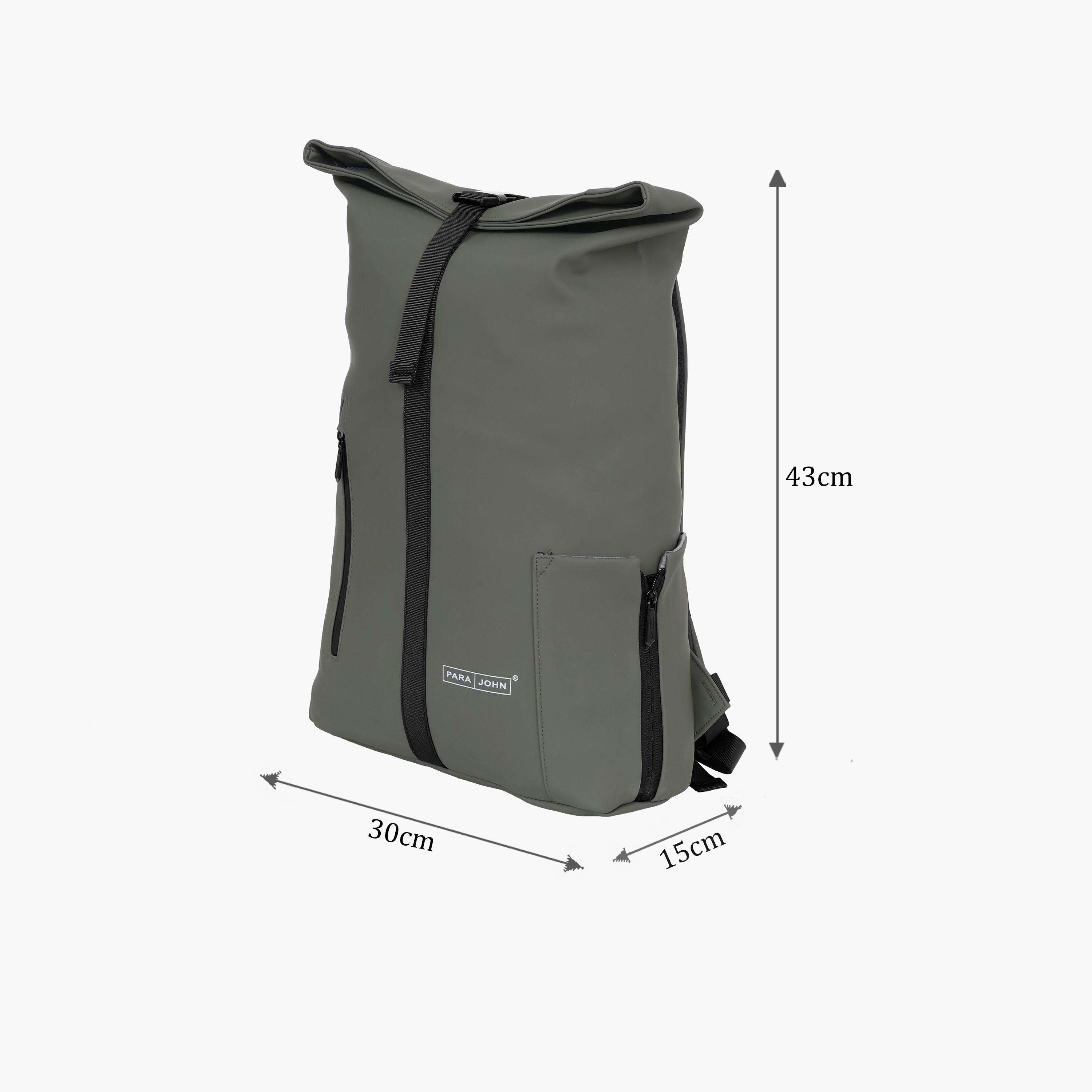 Para John 24 L | 17 Inches Backpack, Polyester, Adjustable Straps | PJBP6747-travel-luggagesandbags-backpacks-image-2