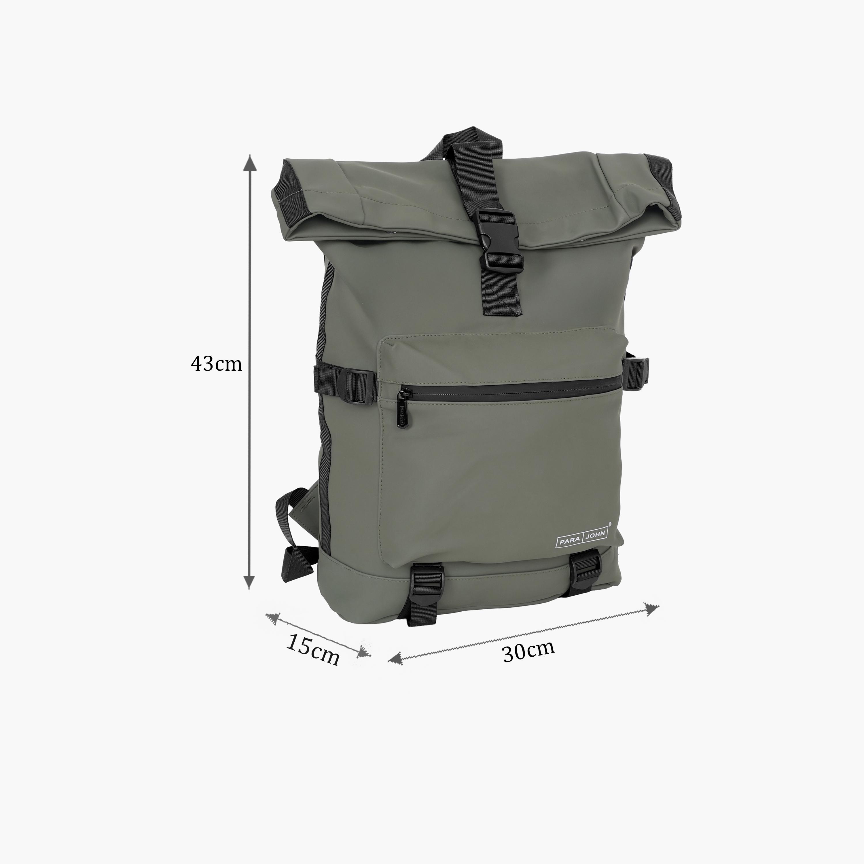 Para John 24 L | 17 Inches Backpack, Polyester, Adjustable Straps | PJBP6747-travel-luggagesandbags-backpacks-image-2