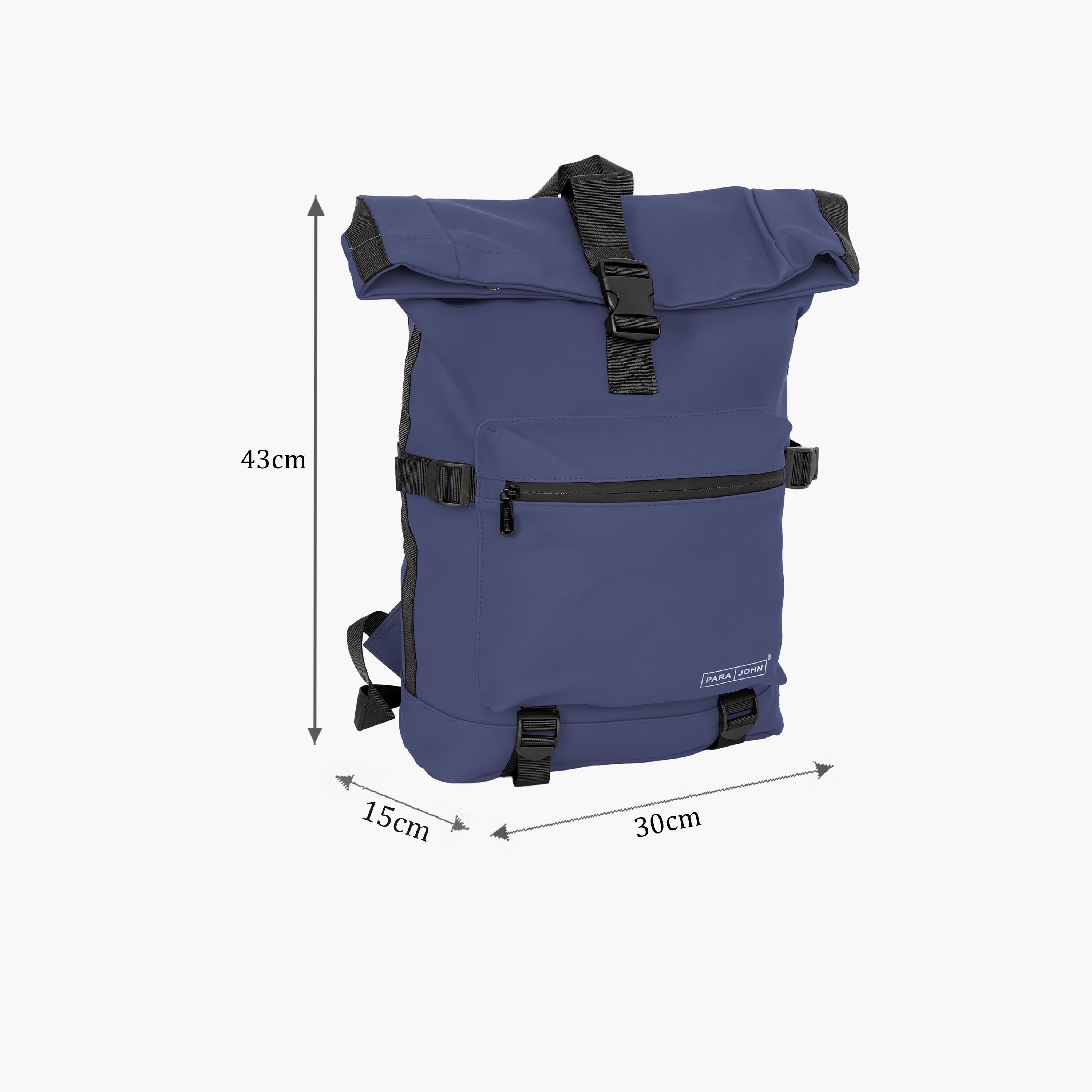 Para John 24 L | 17 Inches Backpack, Polyester, Adjustable Straps | PJBP6747-travel-luggagesandbags-backpacks-image-2