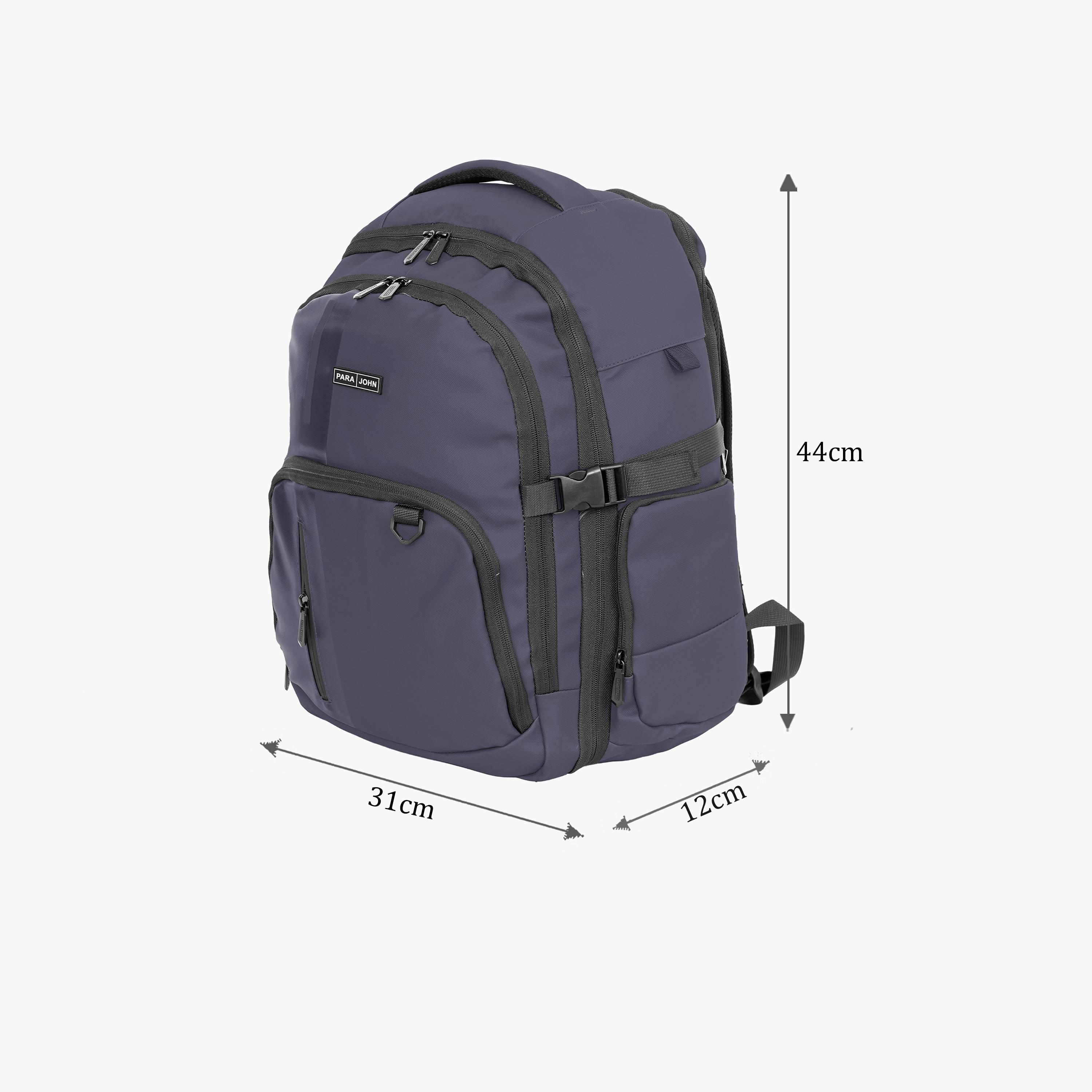 Para John 24 L | 18 Inches Backpack, Polyester, Adjustable Straps | PJBP6748-travel-luggagesandbags-backpacks-image-2