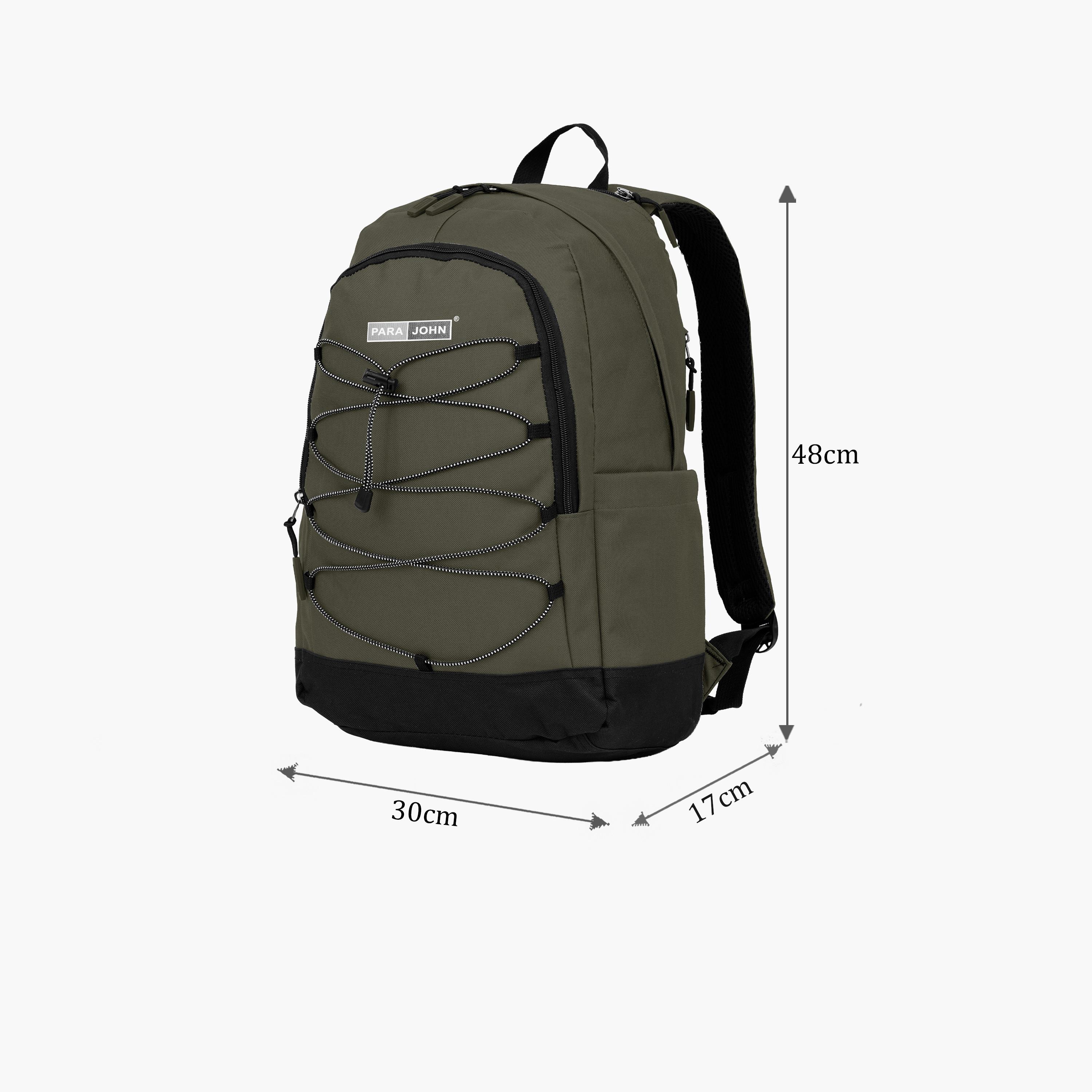 Para John 24 L | 19 Inches Backpack, Polyester, Adjustable Straps | PJSB6088-school-bagsandbackpacks-backpacks-image-2