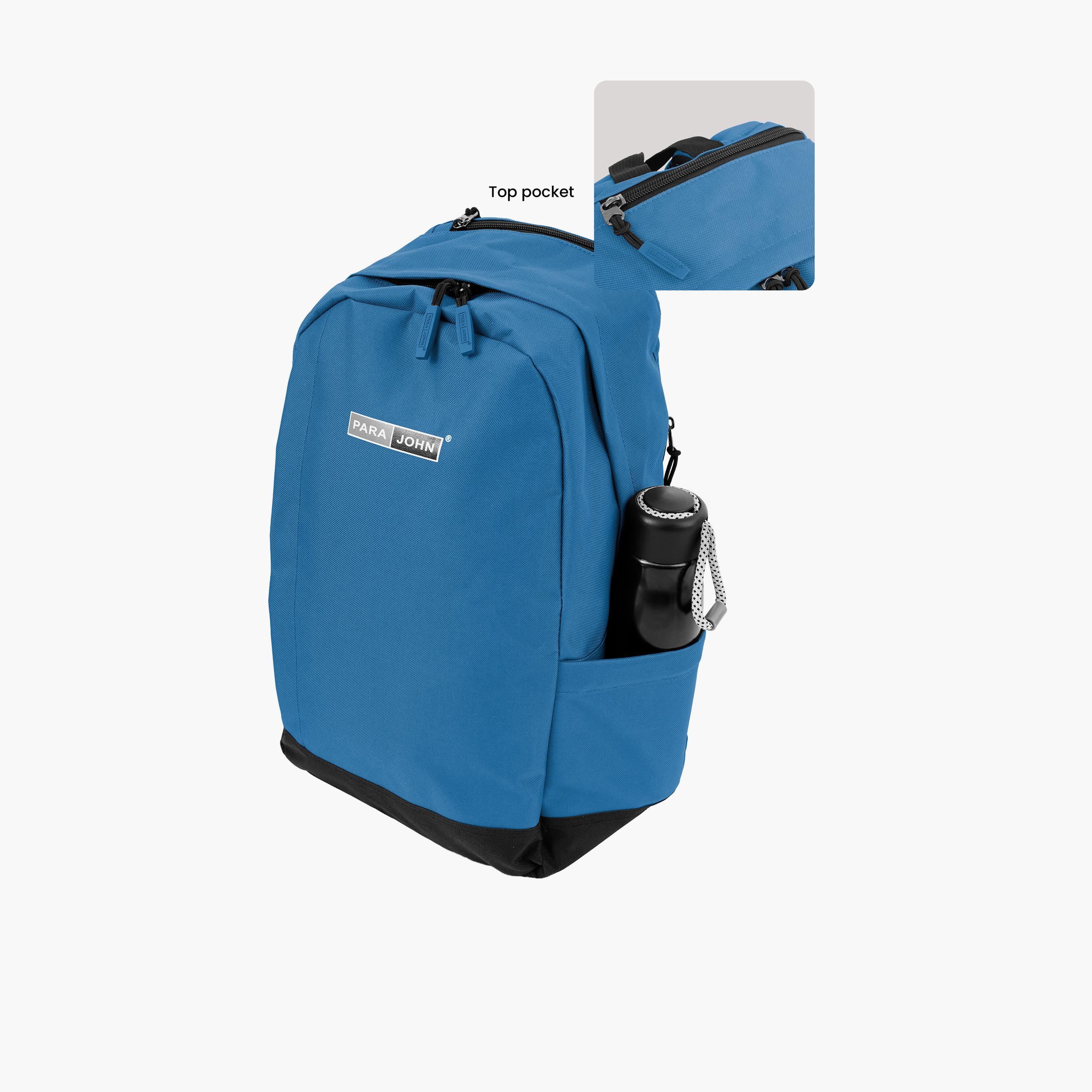 Para John 24 L | 19 Inches Backpack, Polyester, Adjustable Straps | PJSB6088-school-bagsandbackpacks-backpacks-image-4