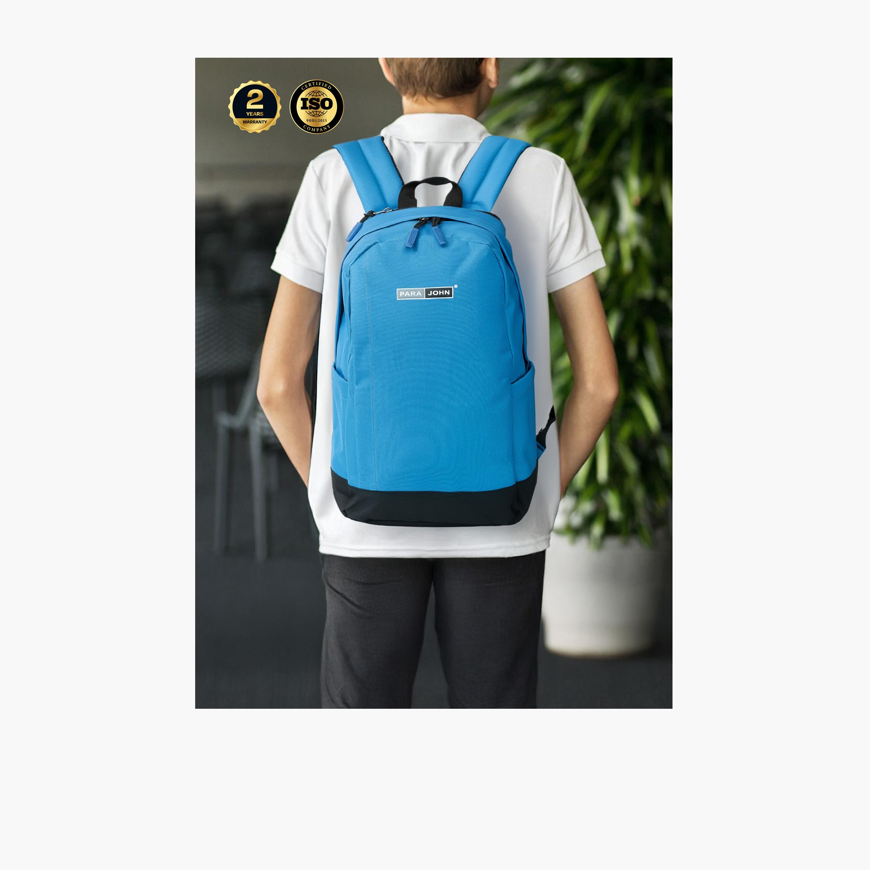 Para John 24 L | 19 Inches Backpack, Polyester, Adjustable Straps | PJSB6088-school-bagsandbackpacks-backpacks-image-7