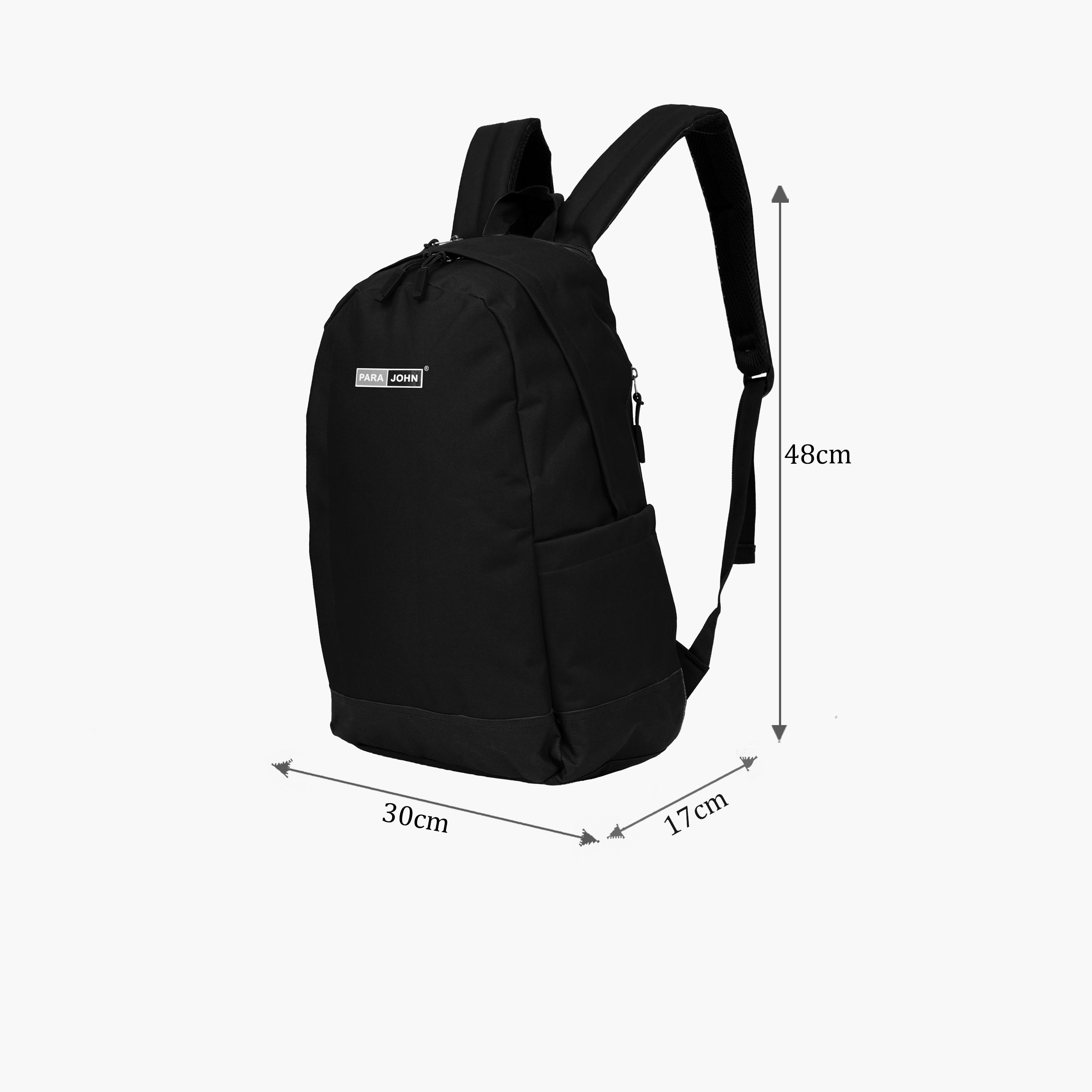 Para John 24 L | 19 Inches Backpack, Polyester, Adjustable Straps | PJSB6088-school-bagsandbackpacks-backpacks-image-2