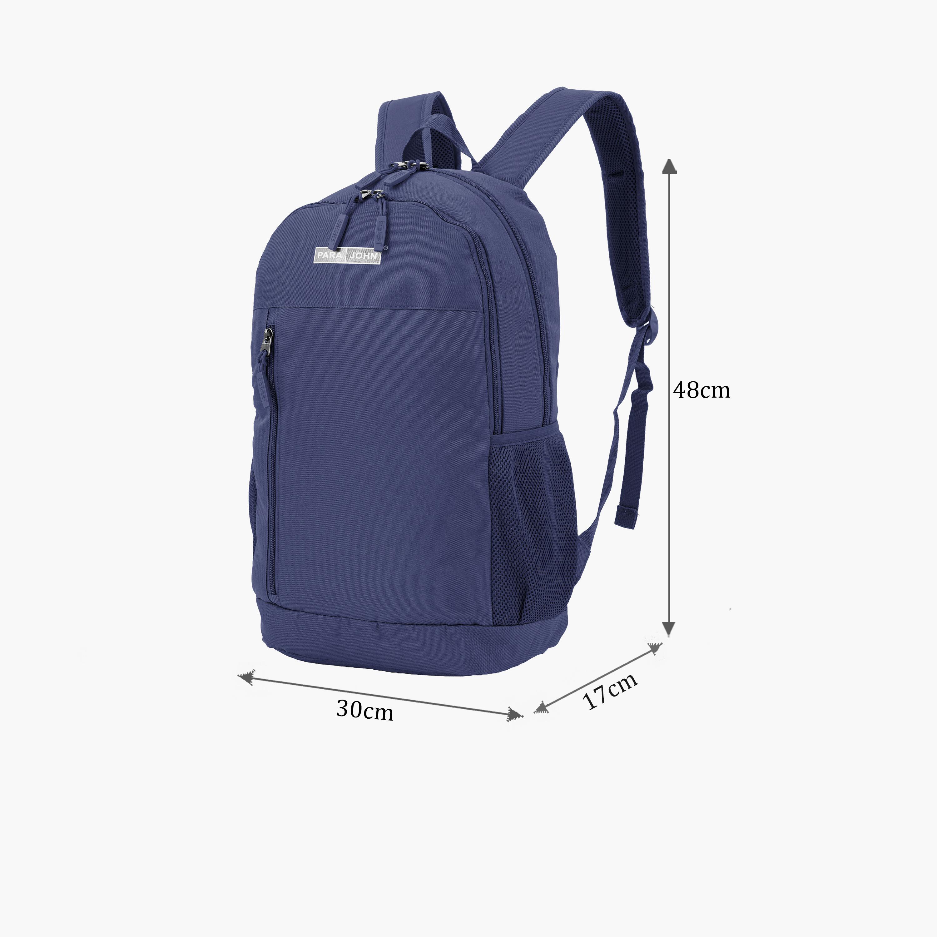 Para John 24 L | 19 Inches Backpack, Polyester, Adjustable Straps | PJSB6089-school-bagsandbackpacks-backpacks-image-2