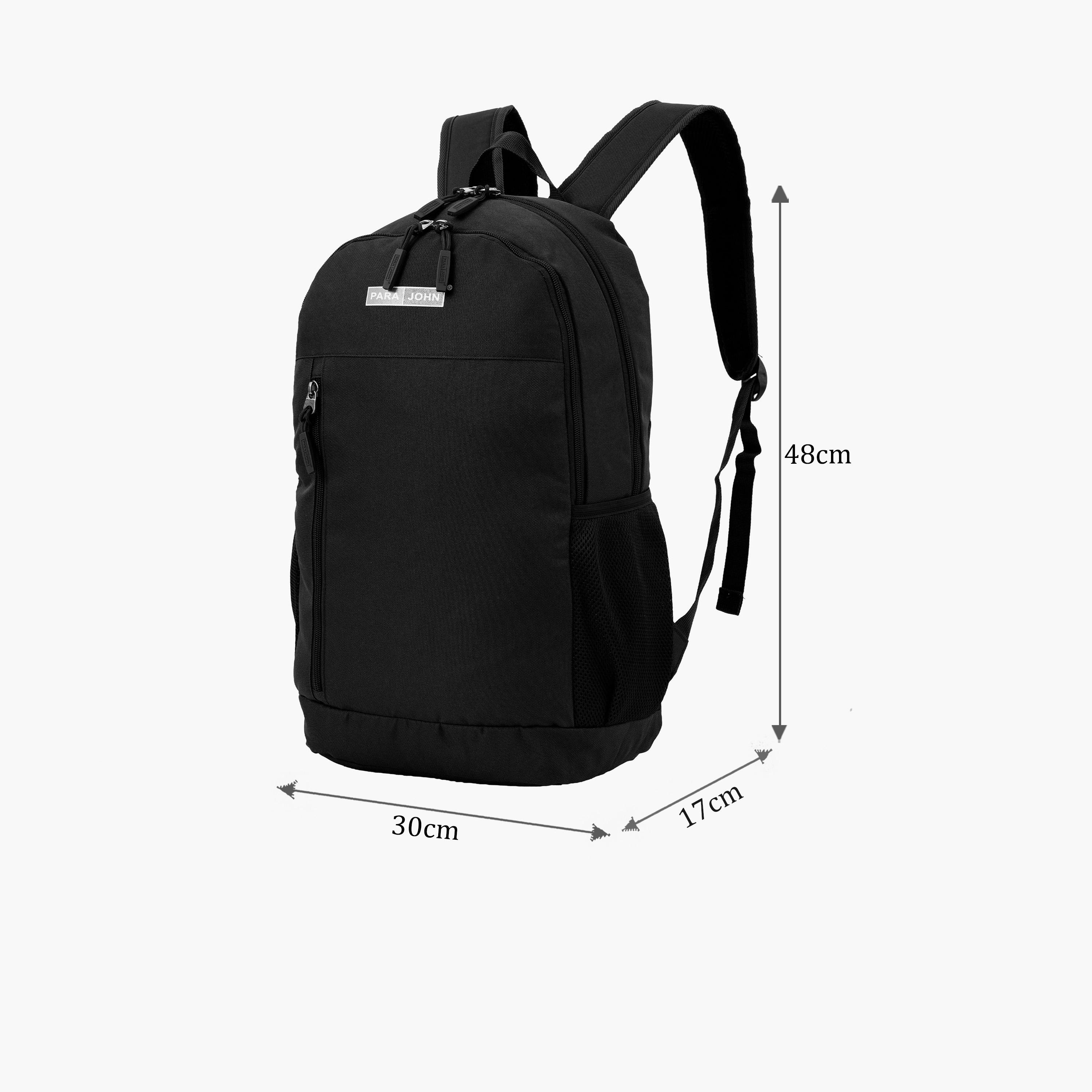 Para John 24 L | 19 Inches Backpack, Polyester, Adjustable Straps | PJSB6089-school-bagsandbackpacks-backpacks-image-2