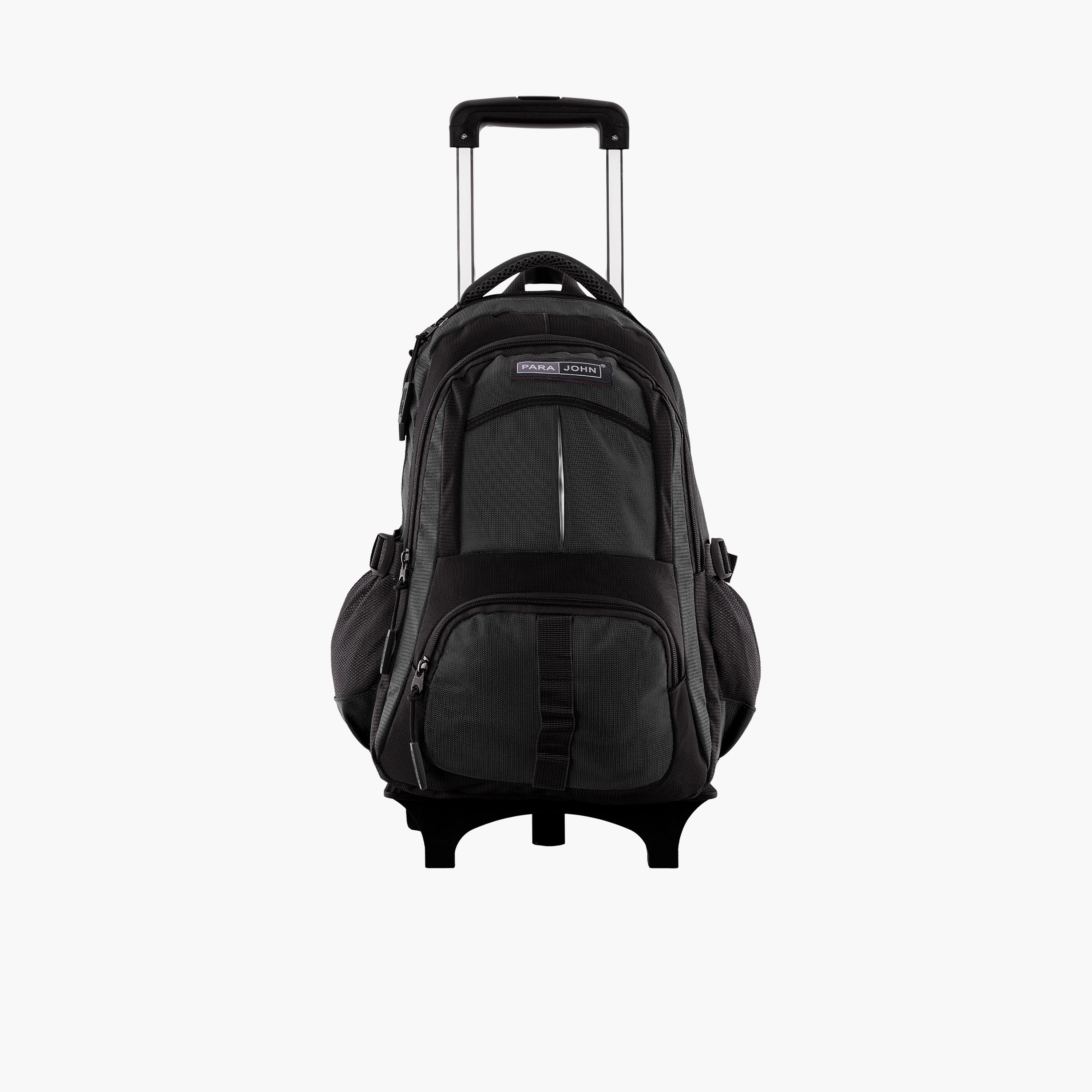 Para John | 16 Inches Trolley Bag, Nylon, Adjustable Straps | PJTRBP6720-school-bagsandbackpacks-trolleybags-image-2
