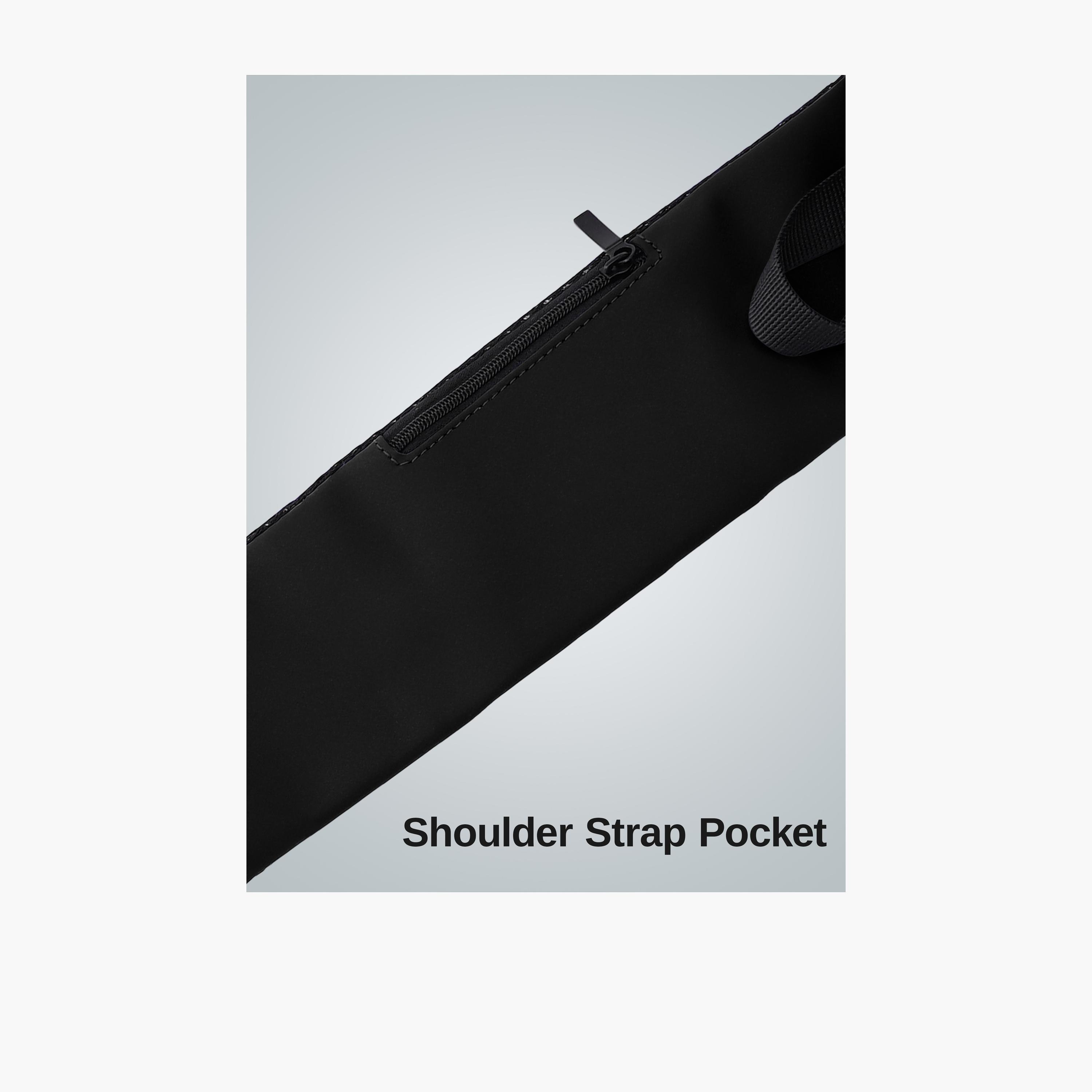 Para John Plain Top Handle Sling Bag with Zipper closure and Adjustable Strap | 30 X 16 X 8 CM-men-bags-image-5