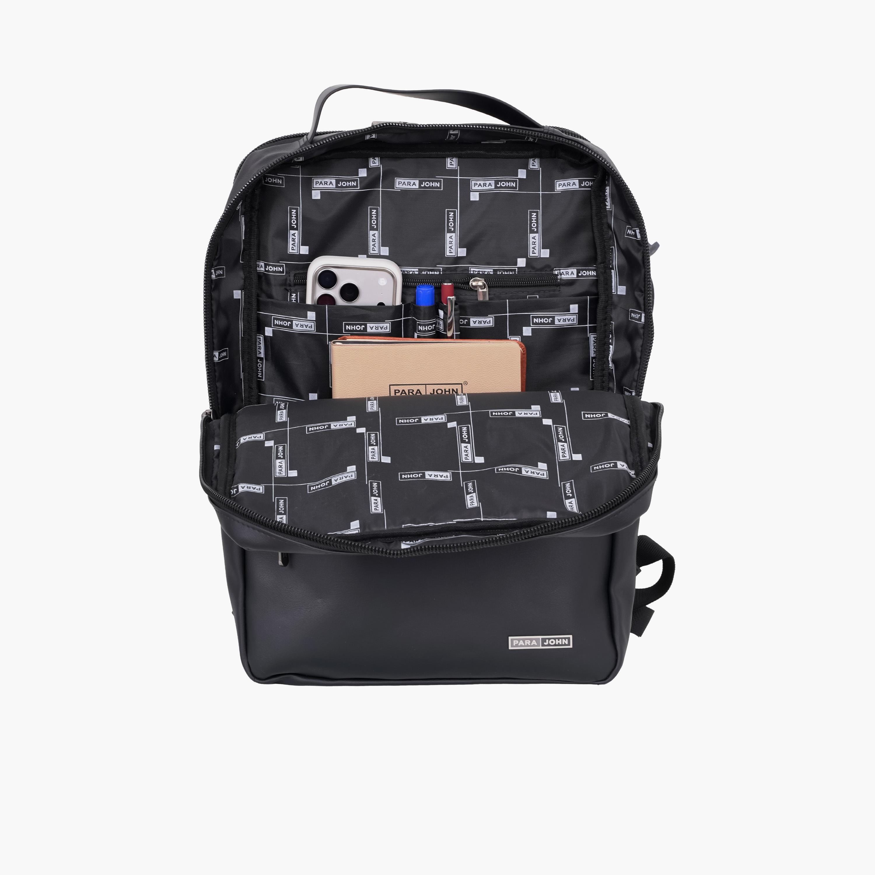 Para John 10 L | 16 Inches Backpack, PVC, Adjustable Strap | PJLB8066-travel-luggagesandbags-backpacks-image-4