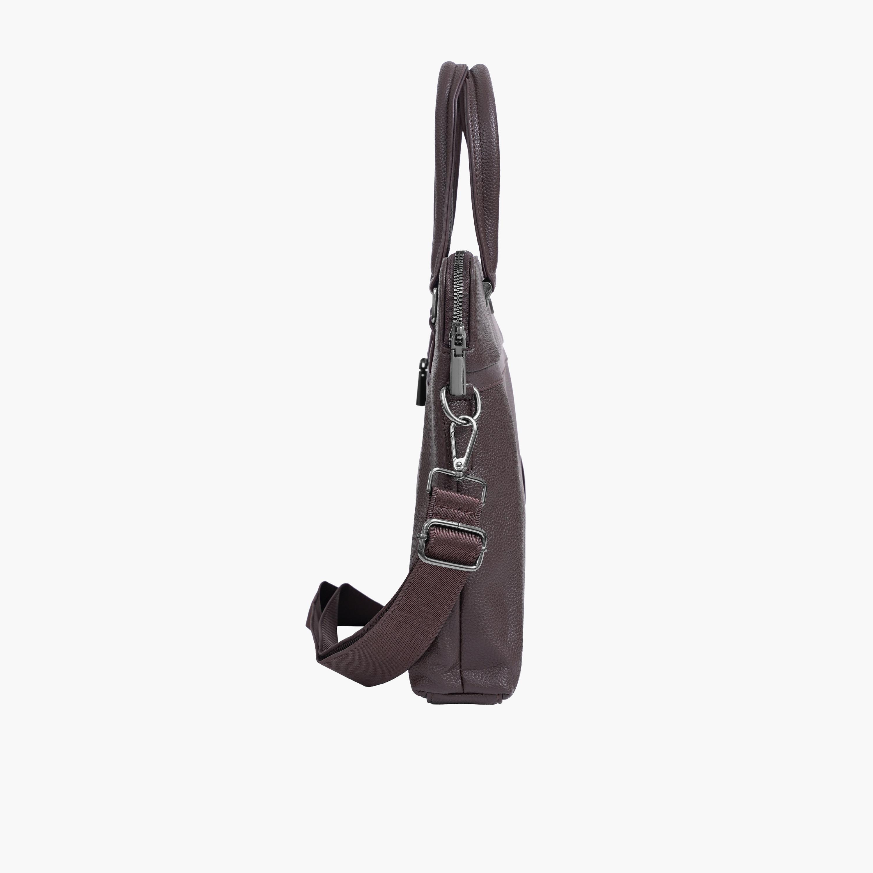 Para John 10 L | 16 Inches Laptop Bag, PVC, Detachable Strap | PJLB8069-women-bagsandwallets-handbags-image-3