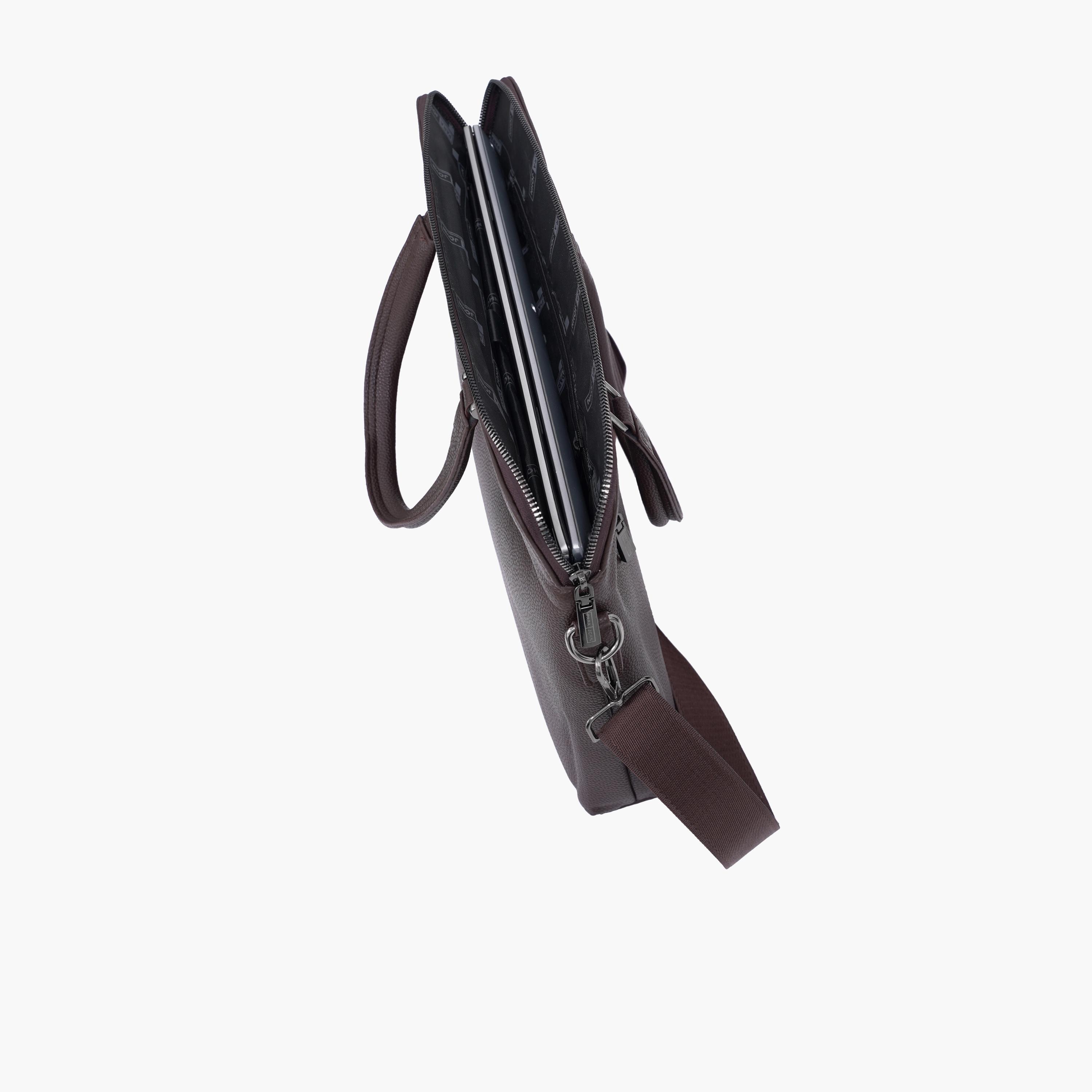 Para John 10 L | 16 Inches Laptop Bag, PVC, Detachable Strap | PJLB8069-women-bagsandwallets-handbags-image-8