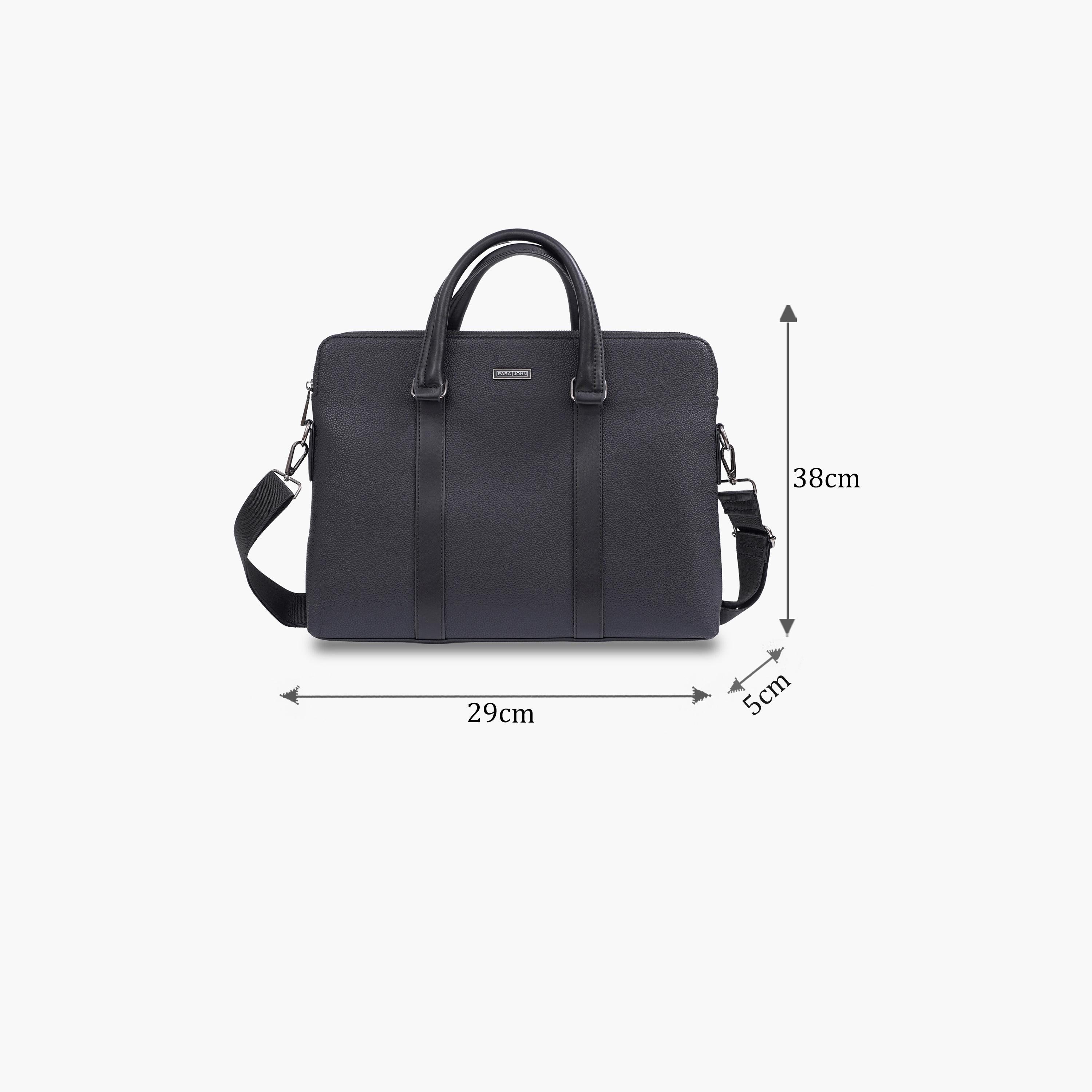 Para John 10 L | 16 Inches Laptop Bag, PVC, Detachable Strap | PJLB8071-women-bagsandwallets-handbags-image-2