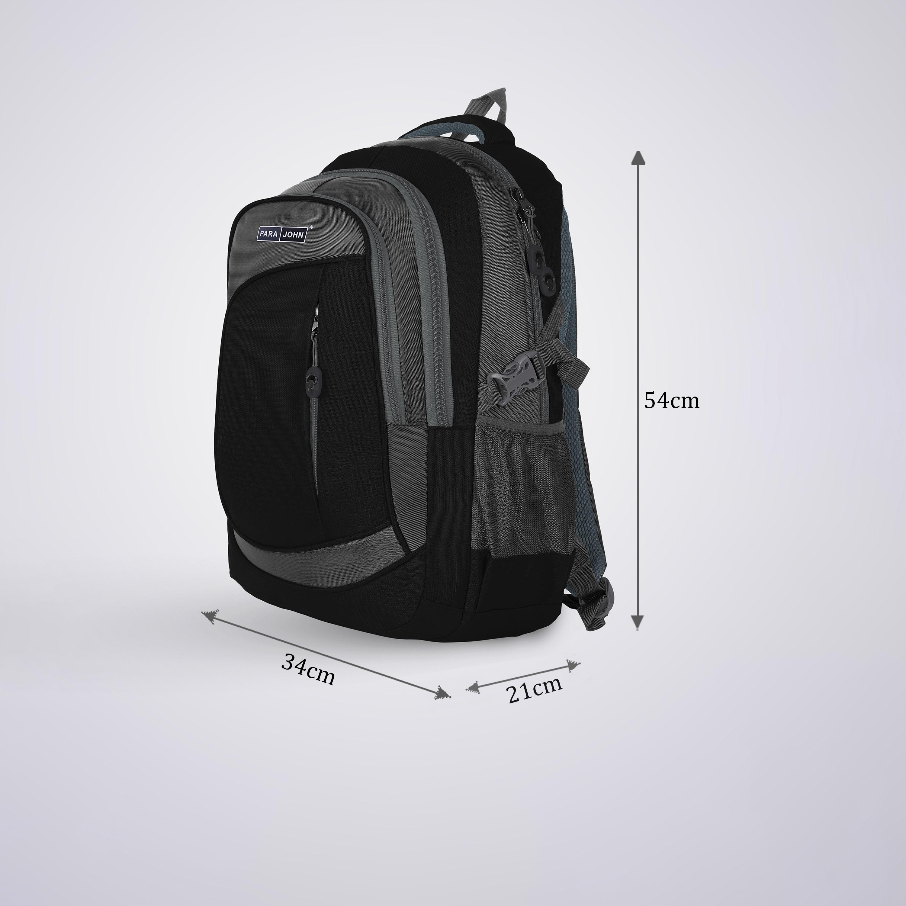 Para John 43 L | 22 Inches Backpack, Polyester, Adjustable Strap | PJSB6000-travel-luggagesandbags-backpacks-image-2