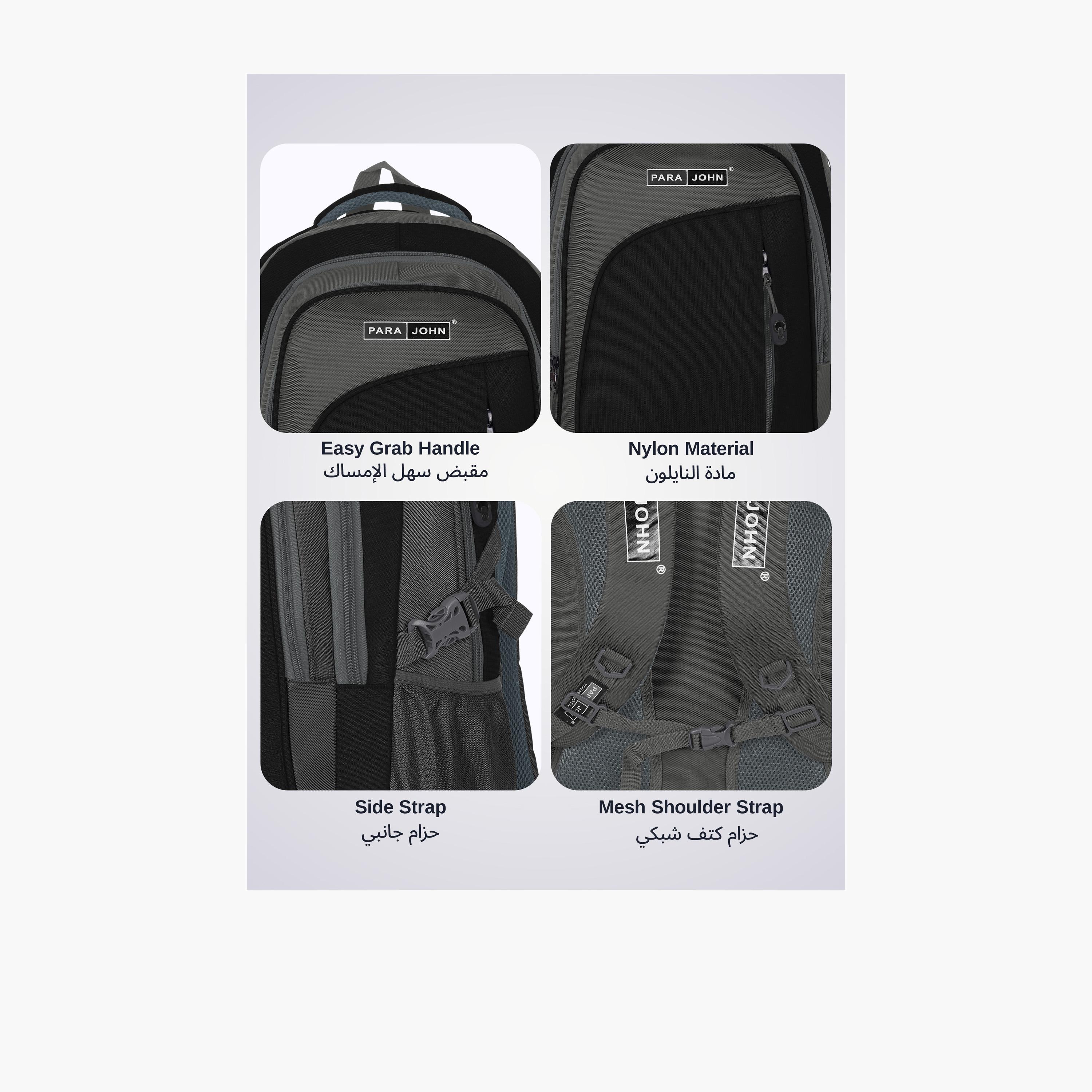Para John 43 L | 22 Inches Backpack, Polyester, Adjustable Strap | PJSB6000-travel-luggagesandbags-backpacks-image-4